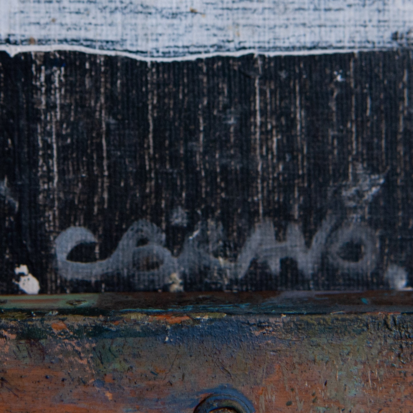 Expressionist Oil on Canvas - Signed C Bravo