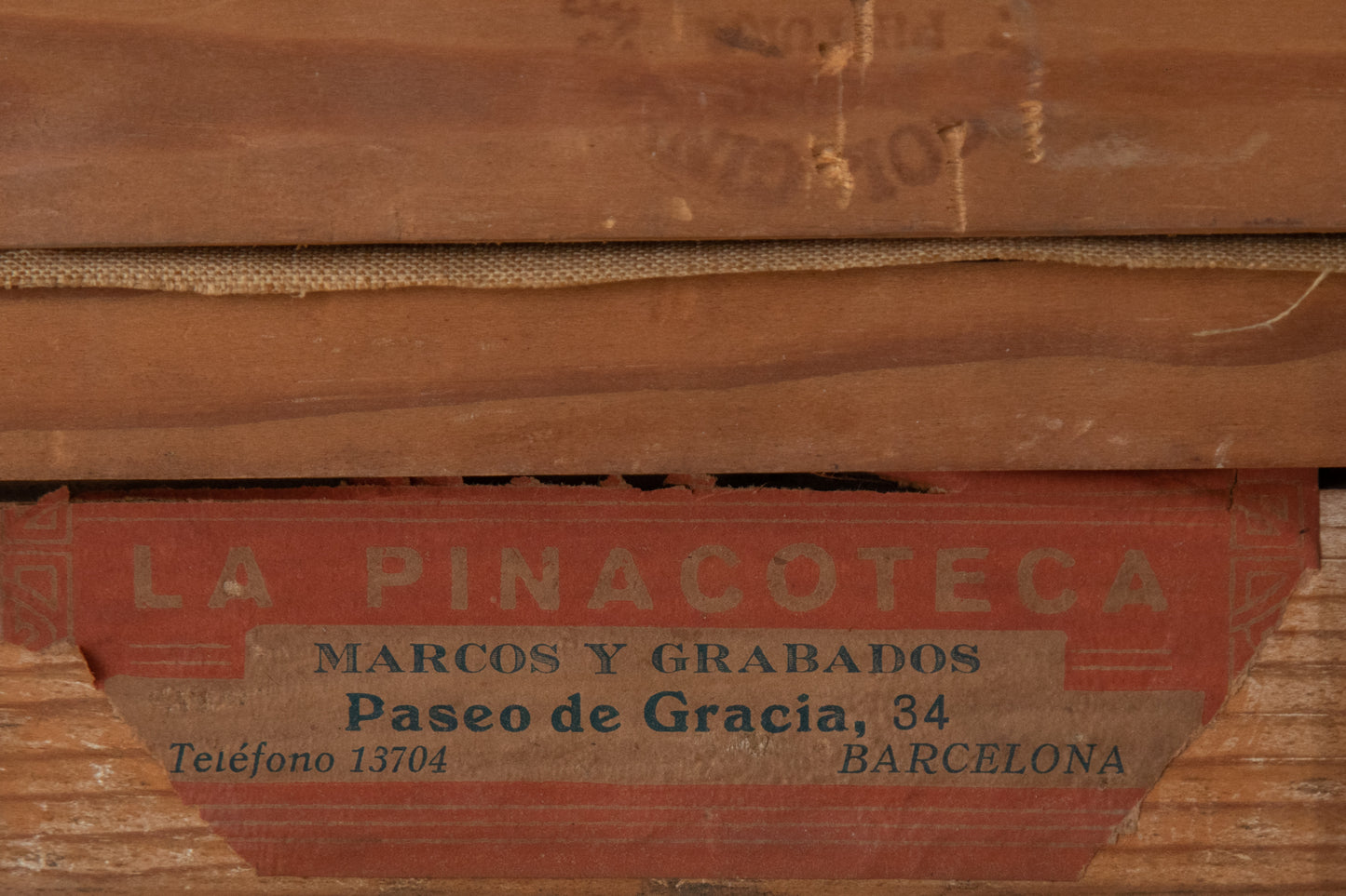 Catalan landscape - Signed framed oil on canvas - Modern Decorative