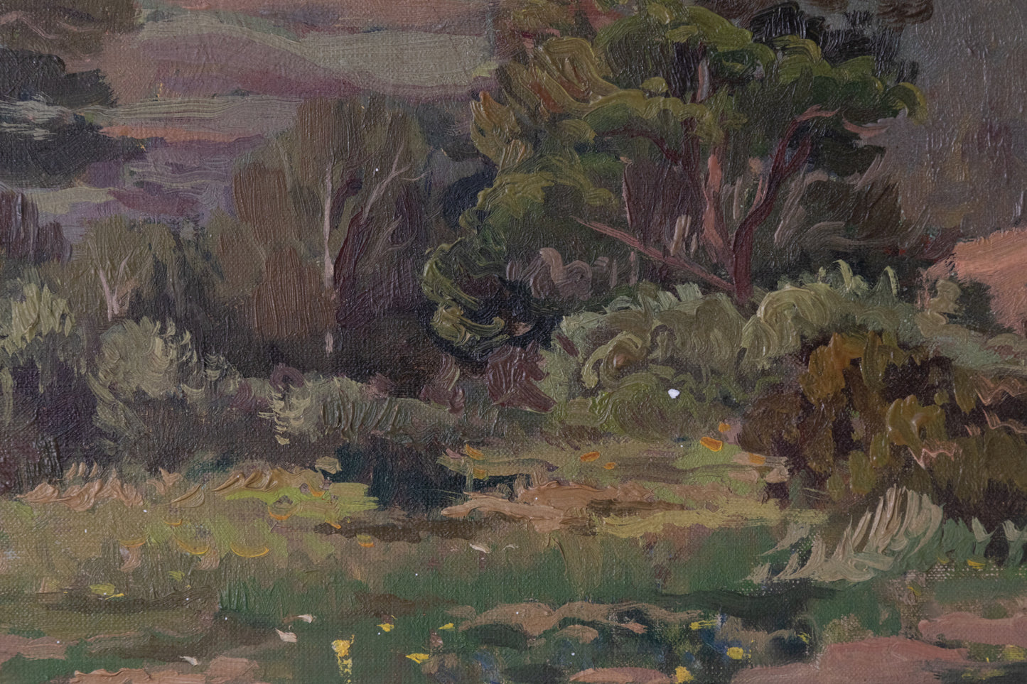 Catalan landscape - Signed framed oil on canvas