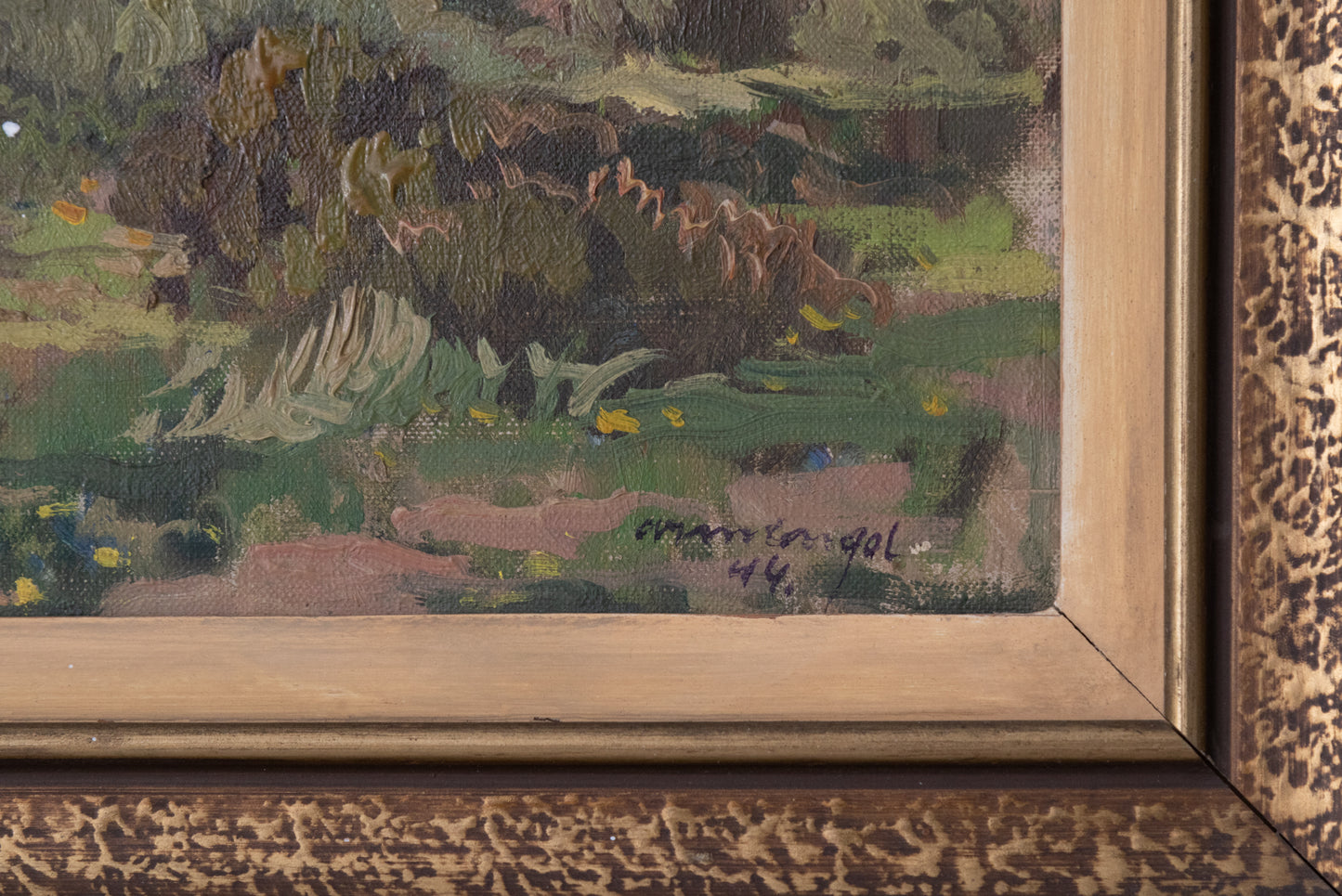 Catalan landscape - Signed framed oil on canvas