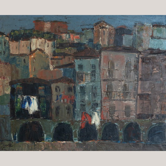 Hillside Townscape by Zélia Roque