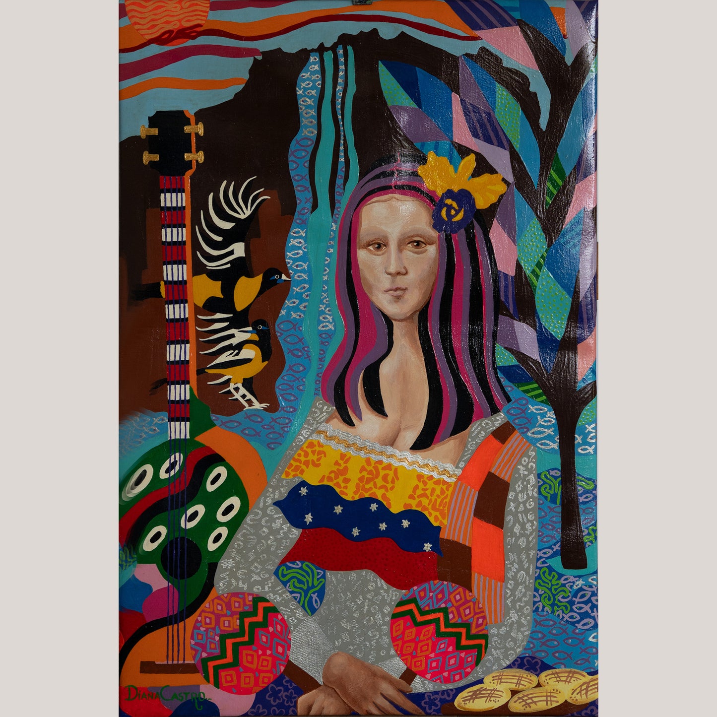 Portrait with Tropical Motifs – Diana Castro