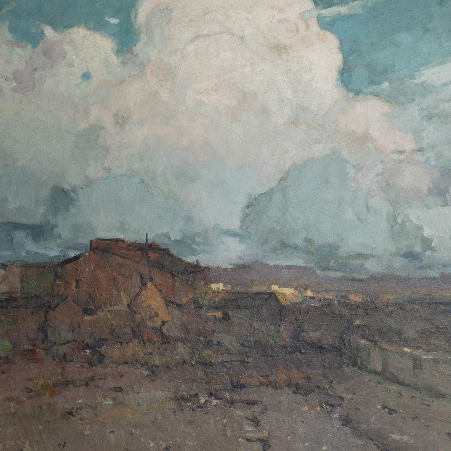 Catalan Landscape with Sky by Andreu Bosch i Canals (c.1920s)