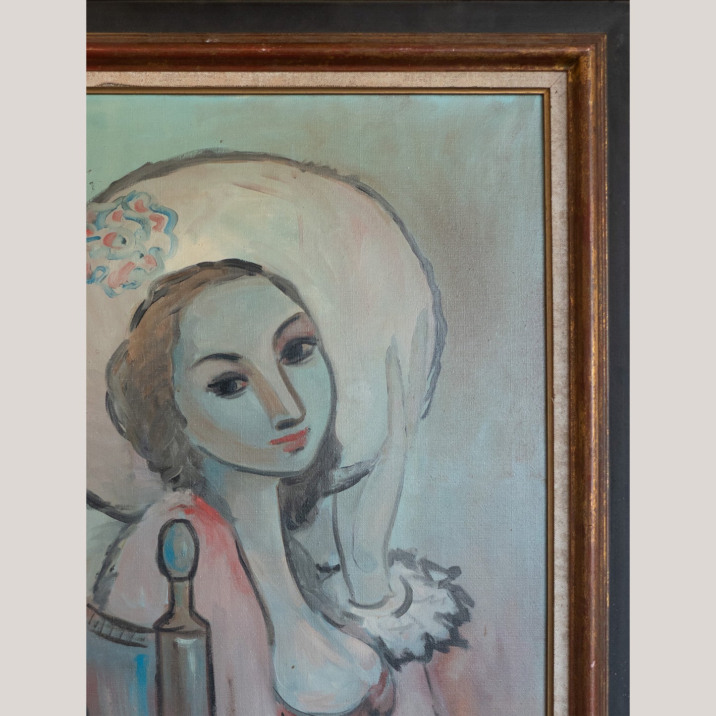 Set of Four Mid-Century Portraits – Signed “Almuñecar,” Oil on Canvas