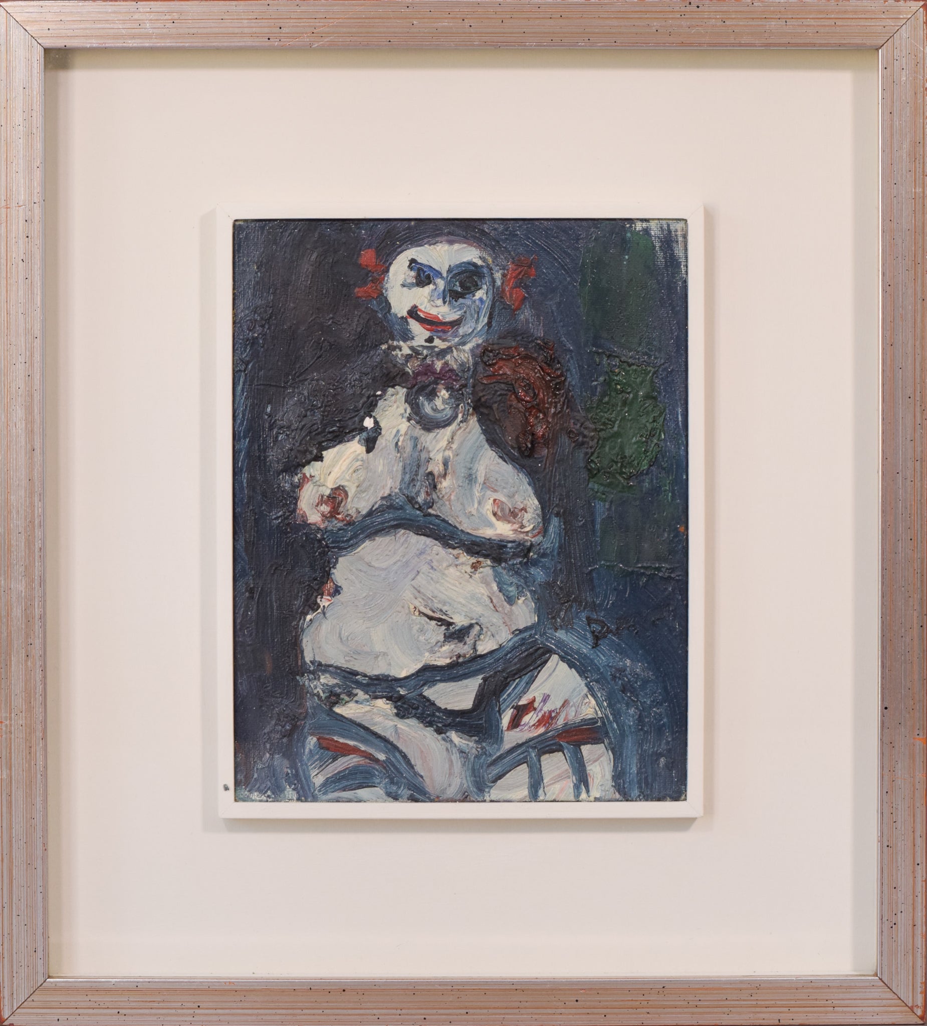 Expressionist - Oil Painting of a Clown - Modern Decorative
