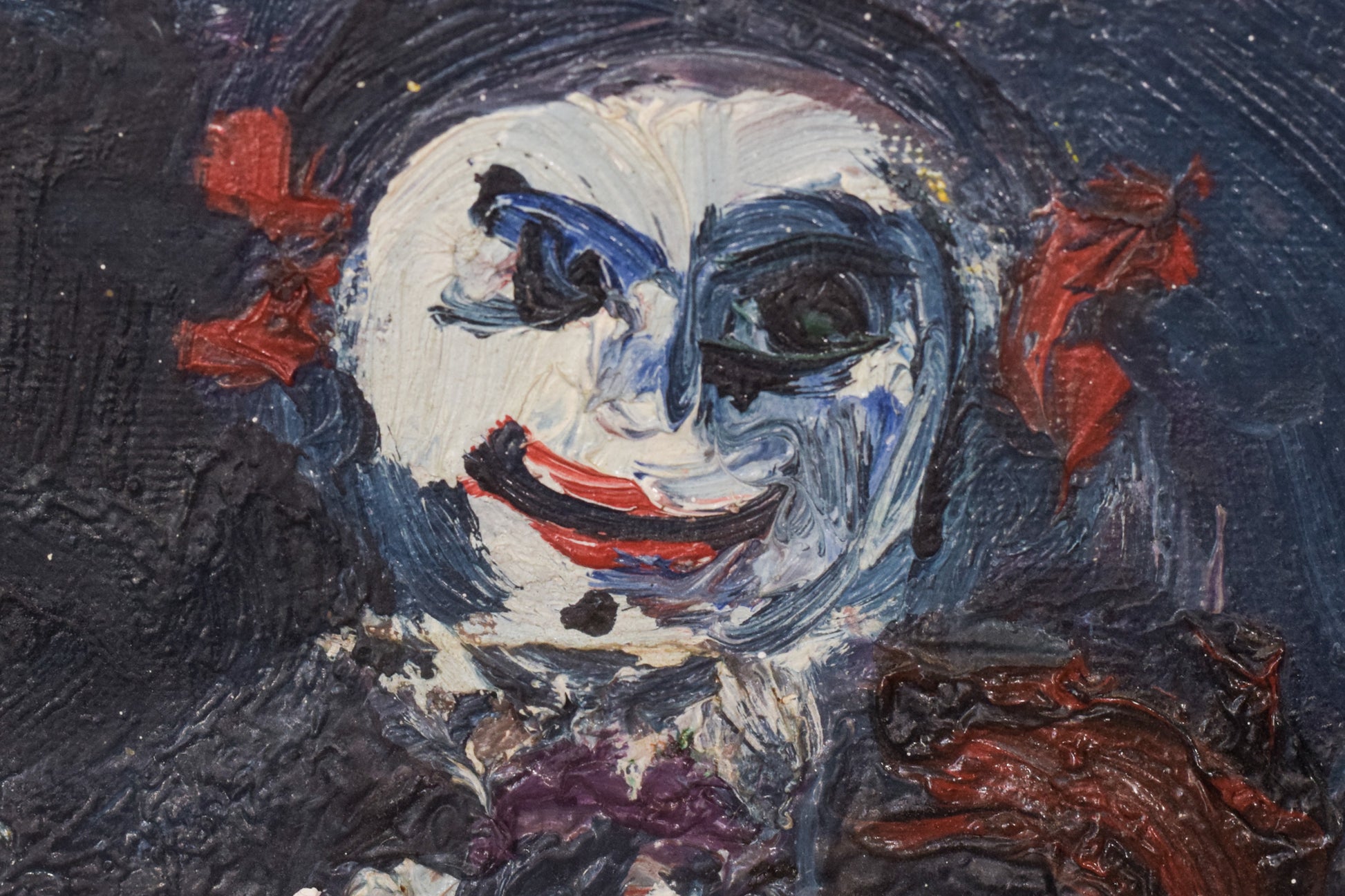 Expressionist - Oil Painting of a Clown - Modern Decorative