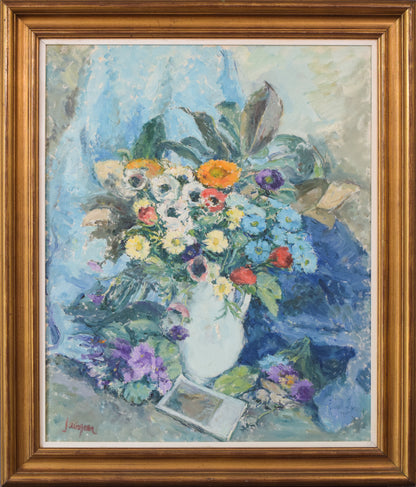 Still Life - With Flowers and Photograph