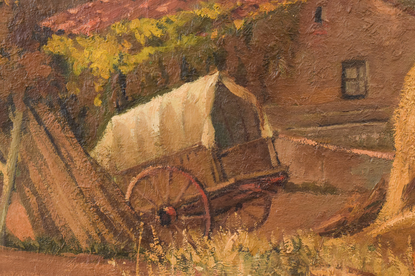 Impressionist Farmyard Landscape - Modern Decorative