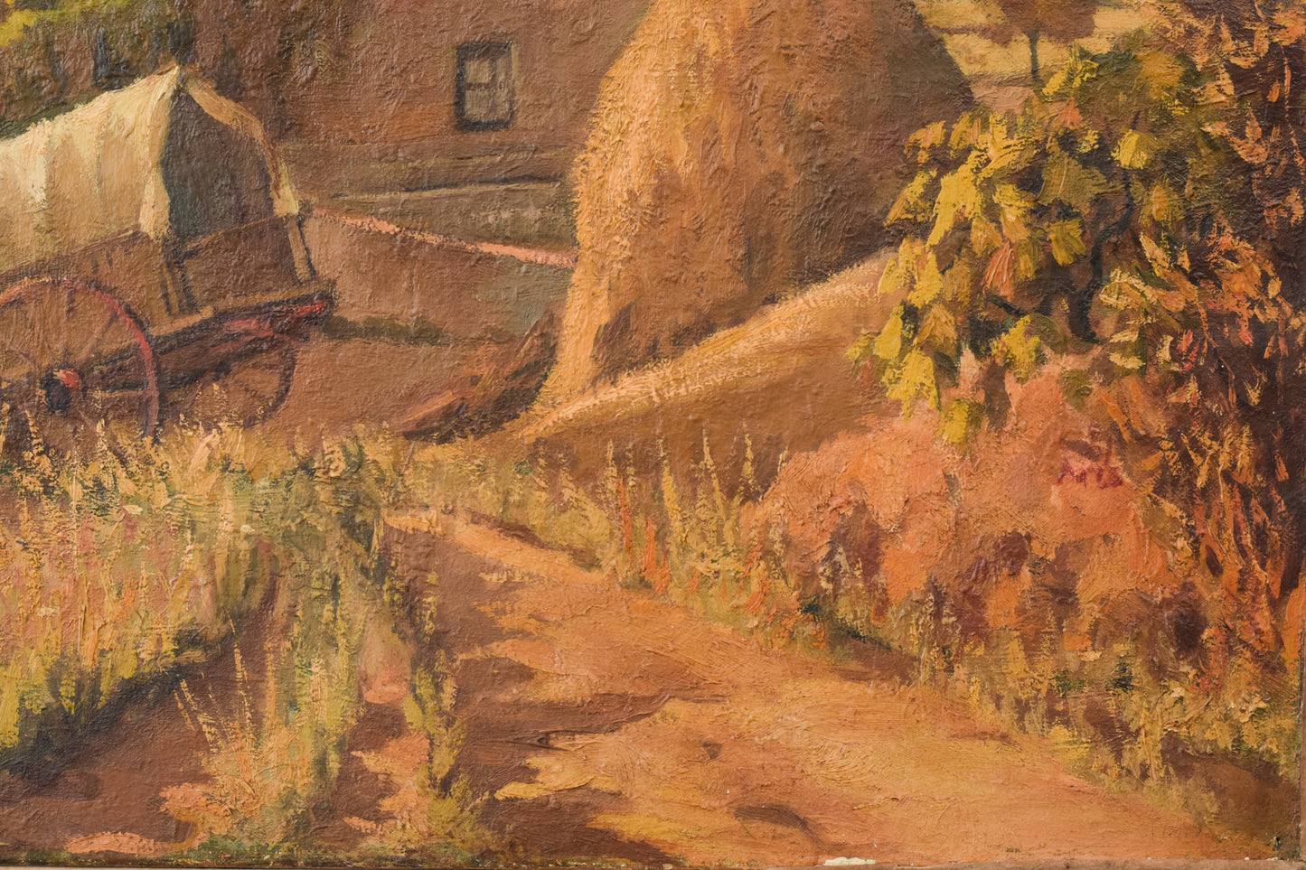 Impressionist Farmyard Landscape - Modern Decorative