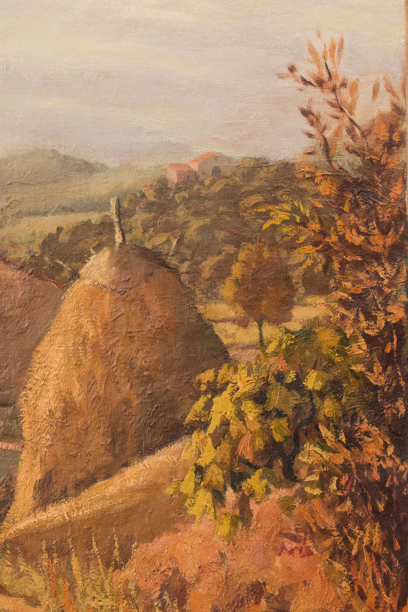Impressionist Farmyard Landscape - Modern Decorative