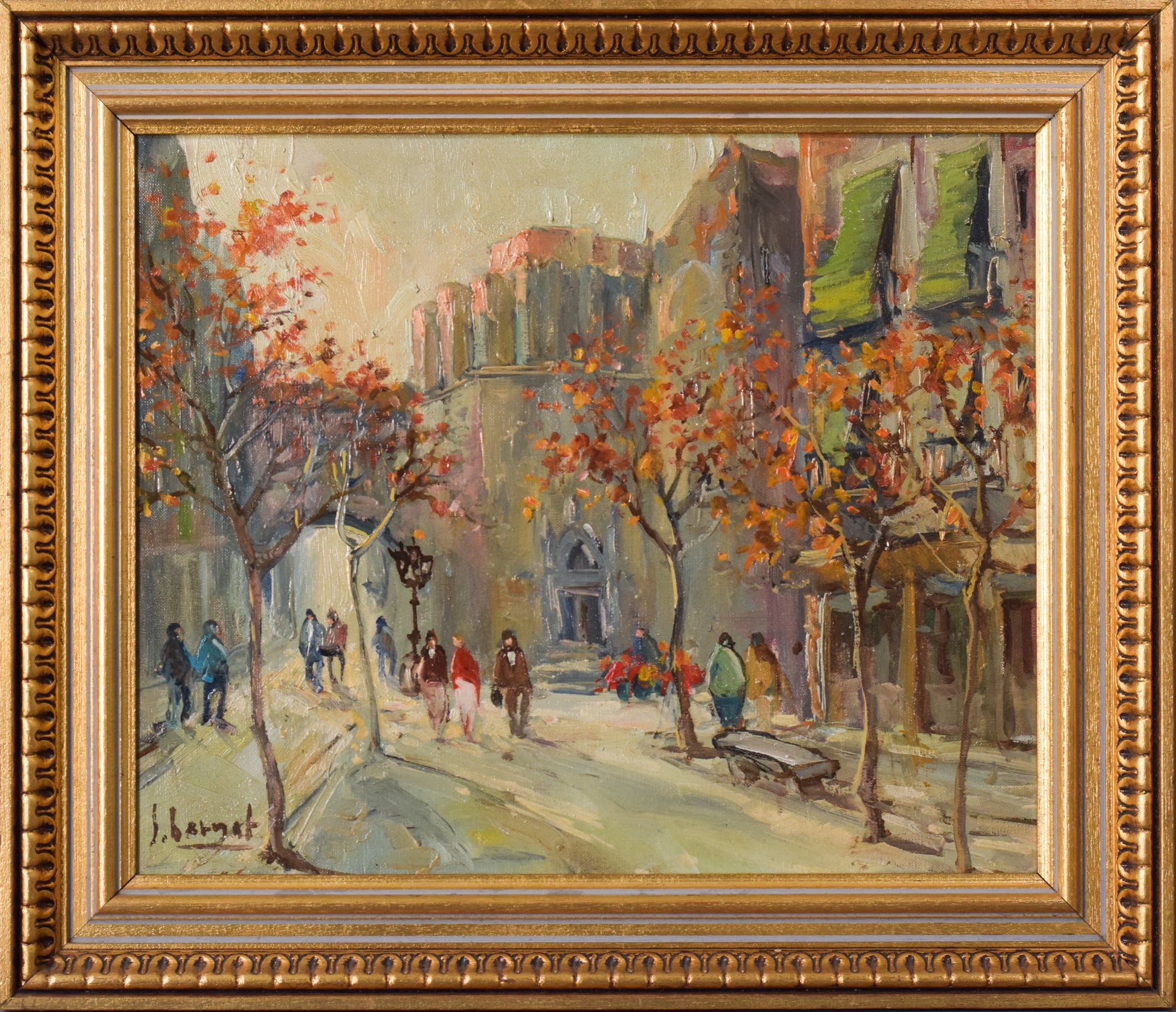 Impressionist - Autumn Cityscape - Modern Decorative