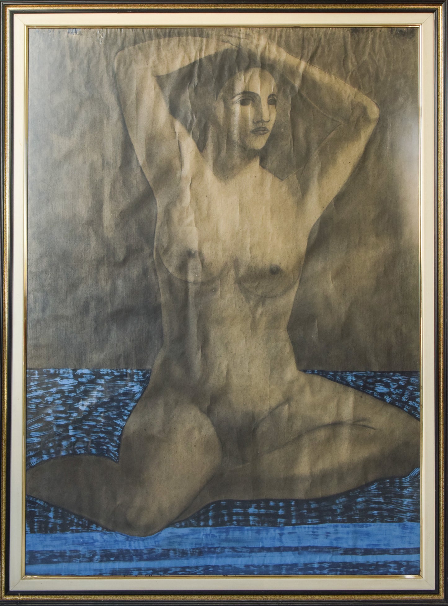 Large Drawing Of A Nude - Modern Decorative