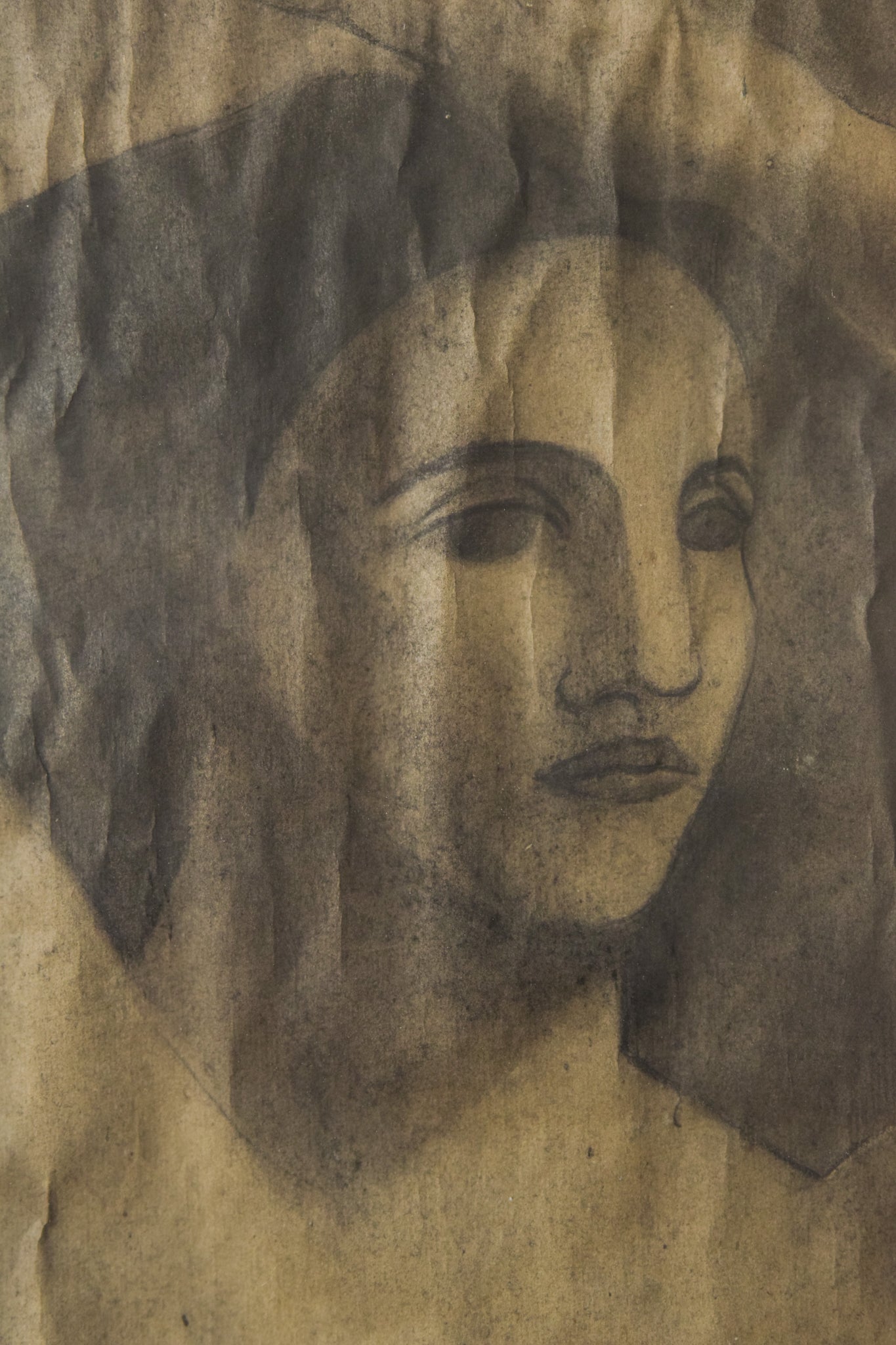 Large Drawing Of A Nude - Modern Decorative