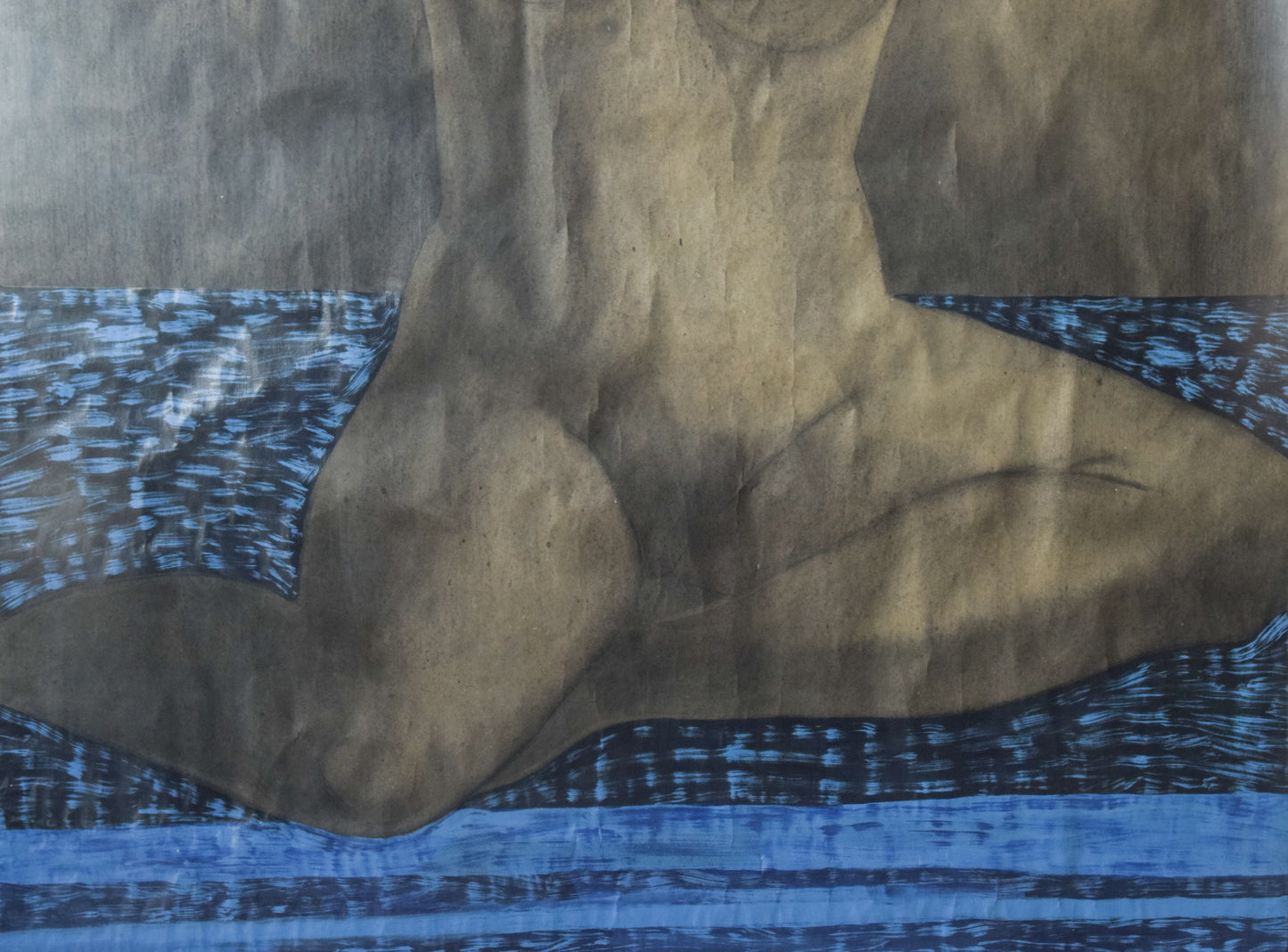 Large Drawing Of A Nude - Modern Decorative