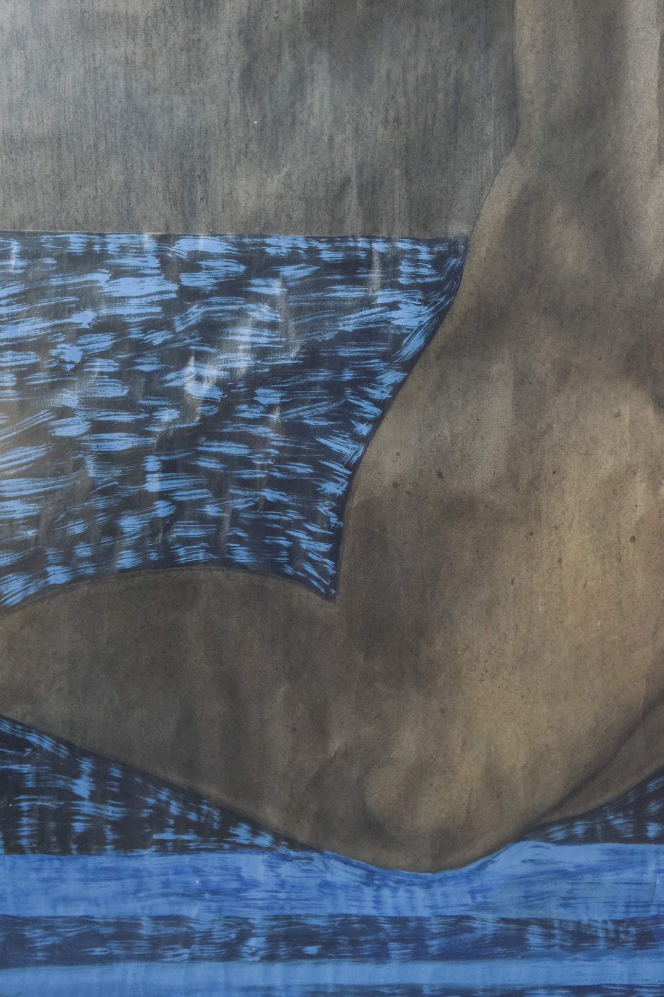 Large Drawing Of A Nude - Modern Decorative