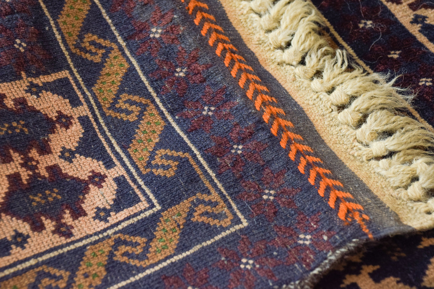 Handwoven - Afghan Rug - Modern Decorative