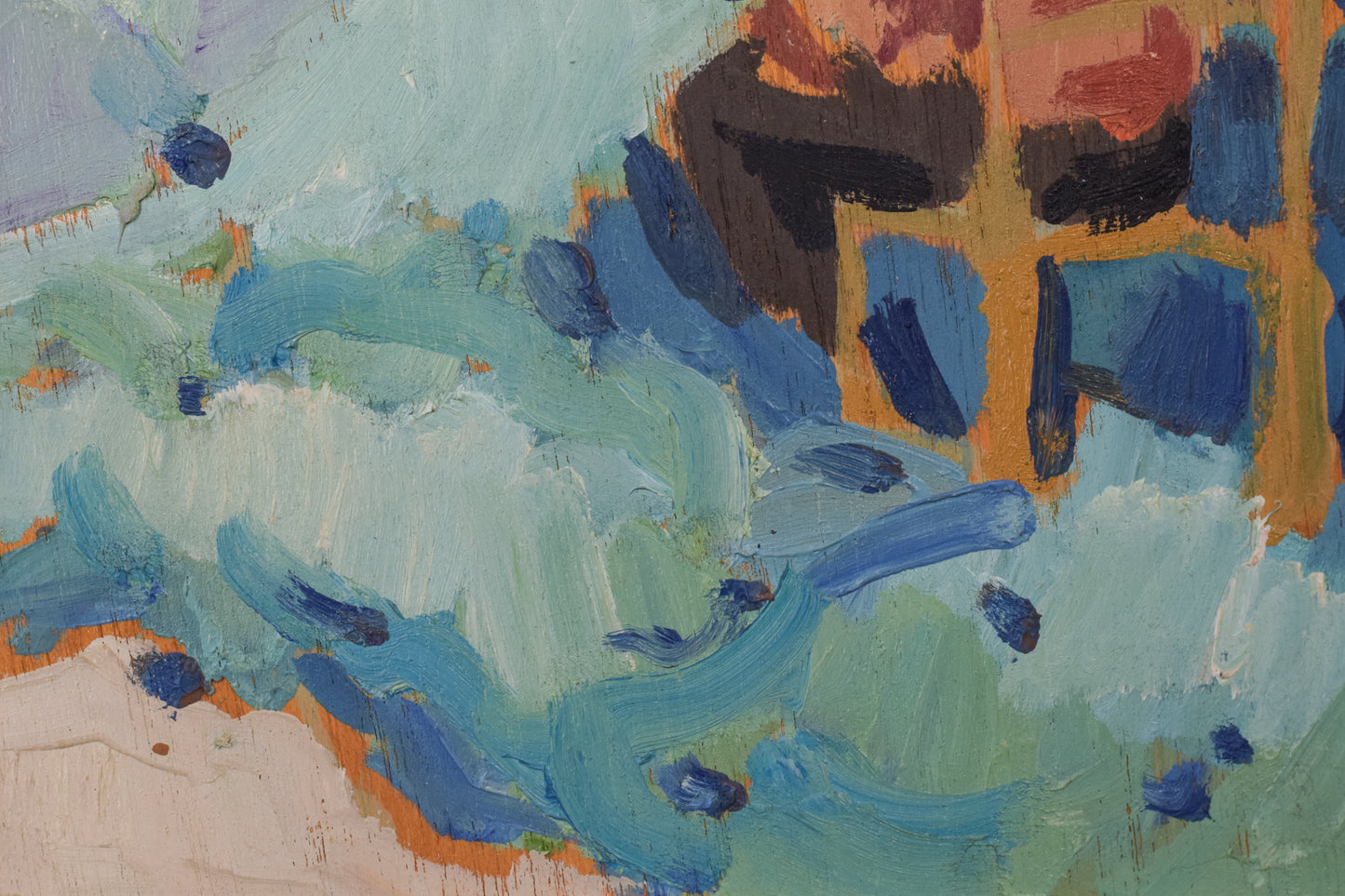 Two Impressionist Paintings of Fishing Folk