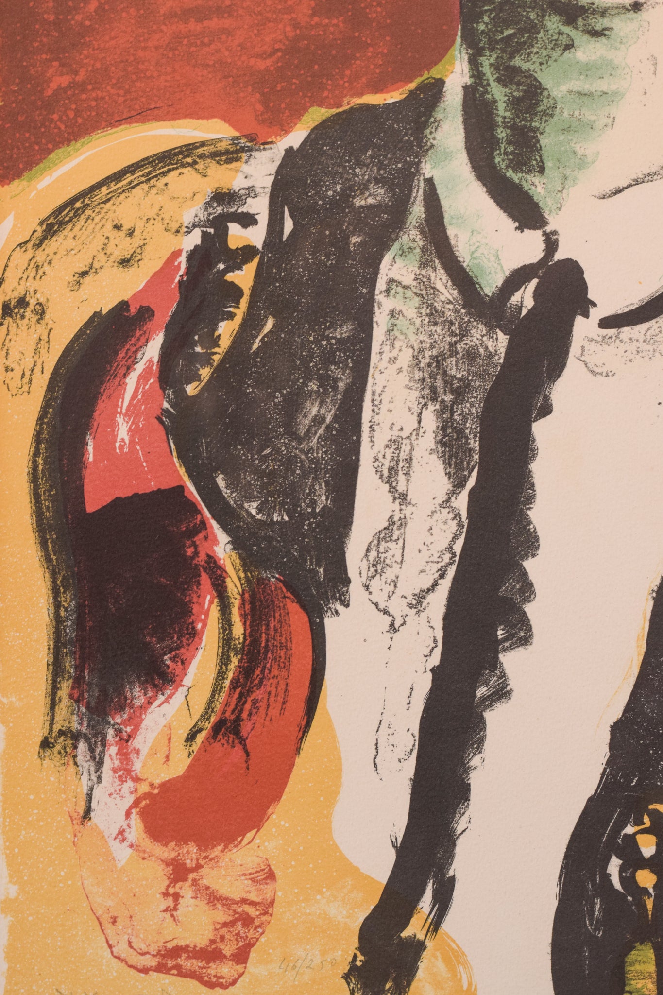 Limited Edition Silkscreen of a Bullfighter - Signed & Numbered
