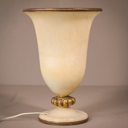 Alabaster and Bronze - Lamp