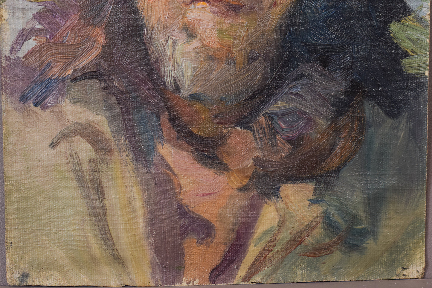 Oil - Sketch of a Russian Soldier - Modern Decorative