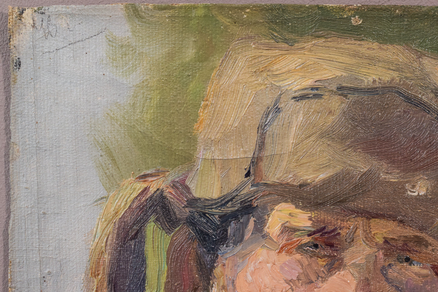 Oil - Sketch of a Russian Soldier - Modern Decorative
