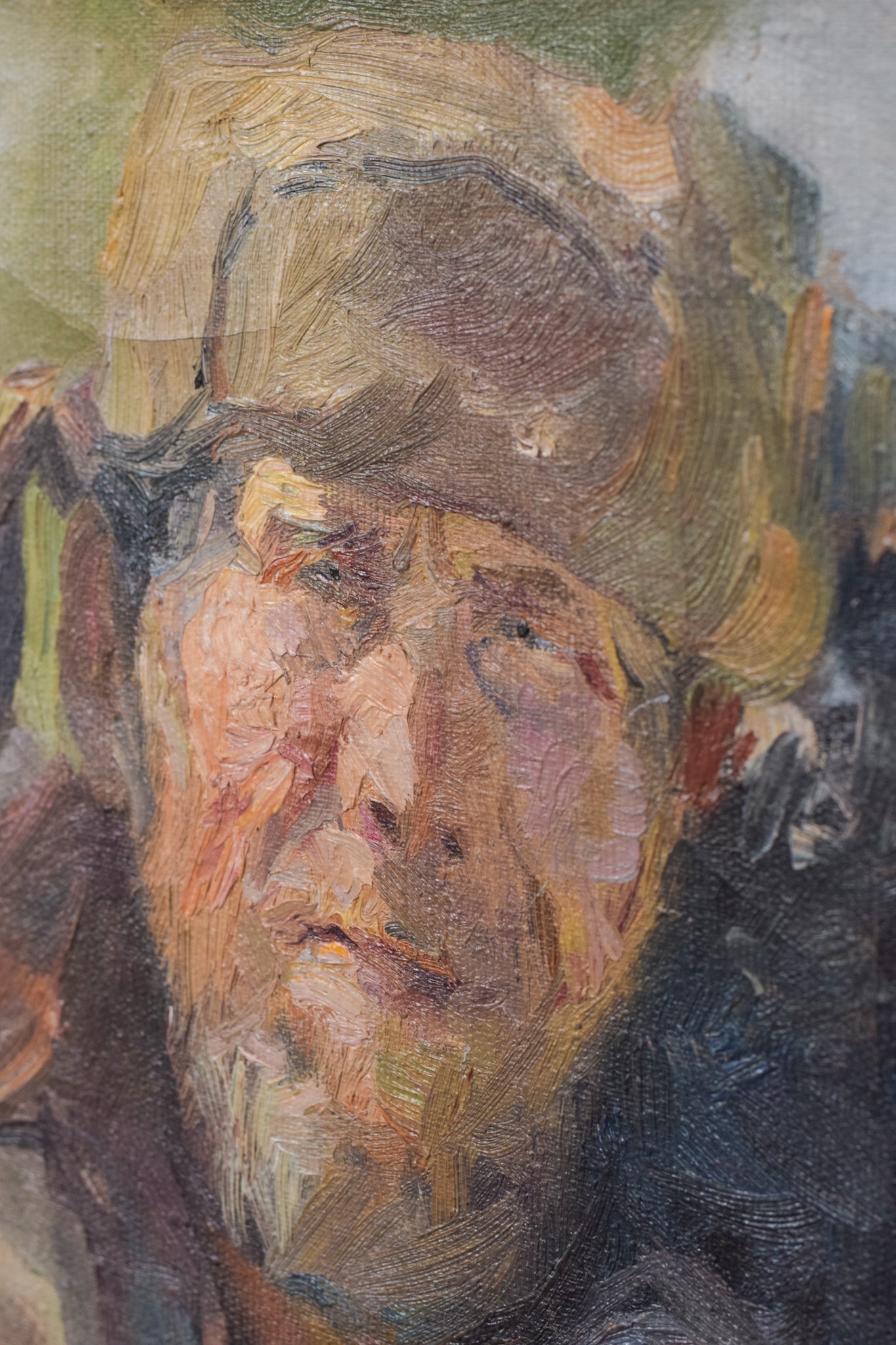 Oil - Sketch of a Russian Soldier - Modern Decorative