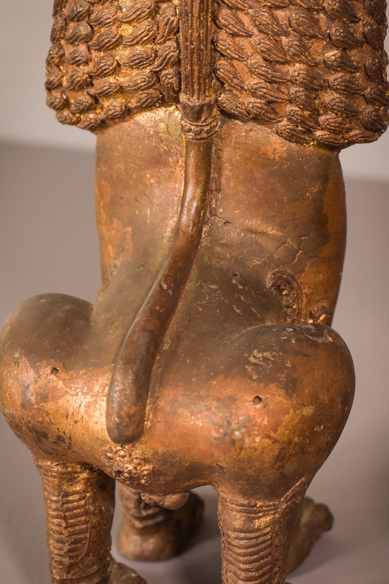 Pair - Thai Bronze Lions - Modern Decorative