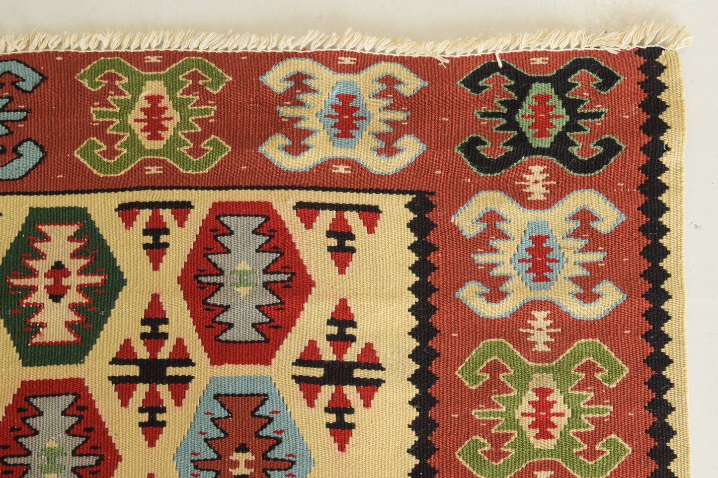Colourful Handwoven - Kilim Rug - Modern Decorative