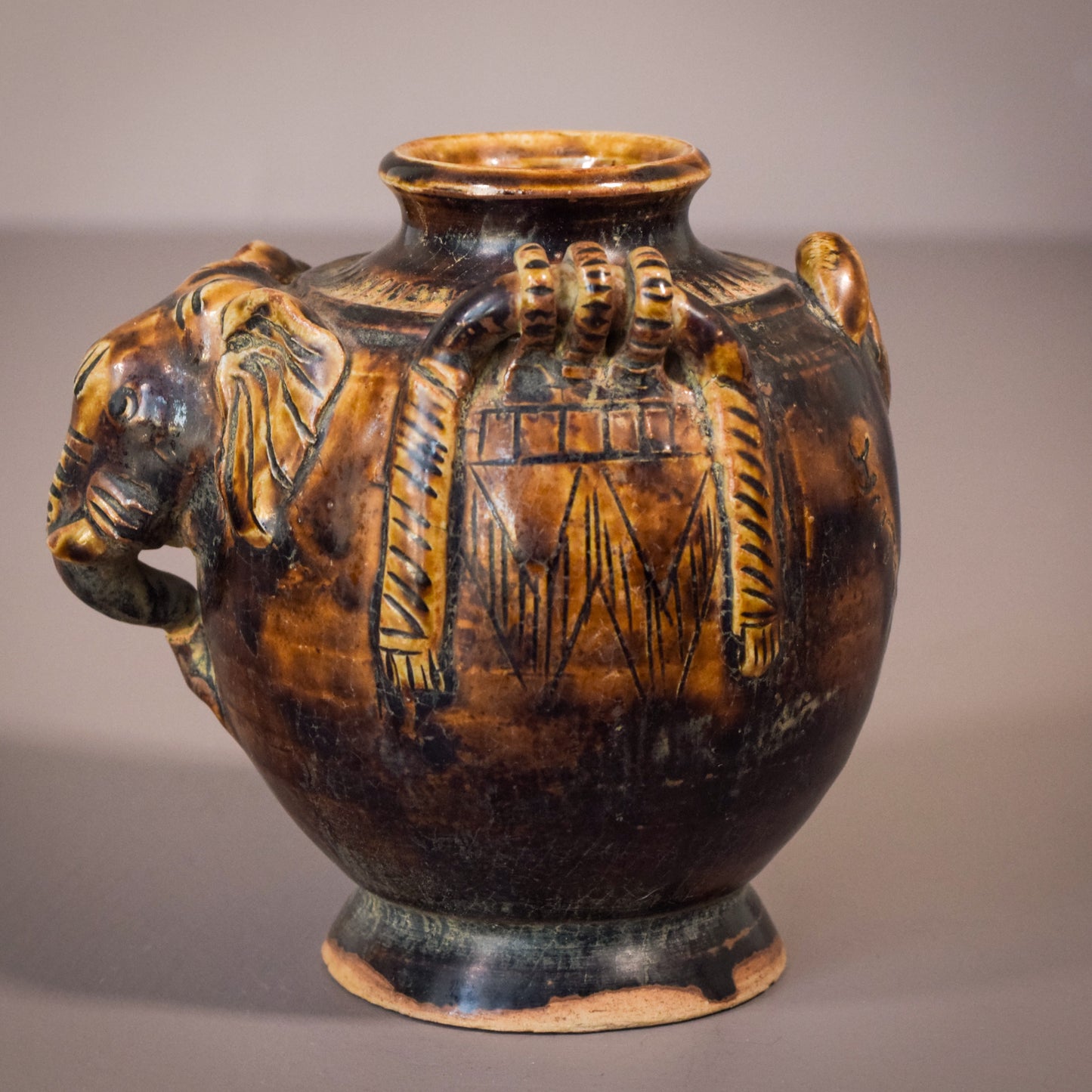 Elephant Head Vase - Ceramic - Modern Decorative