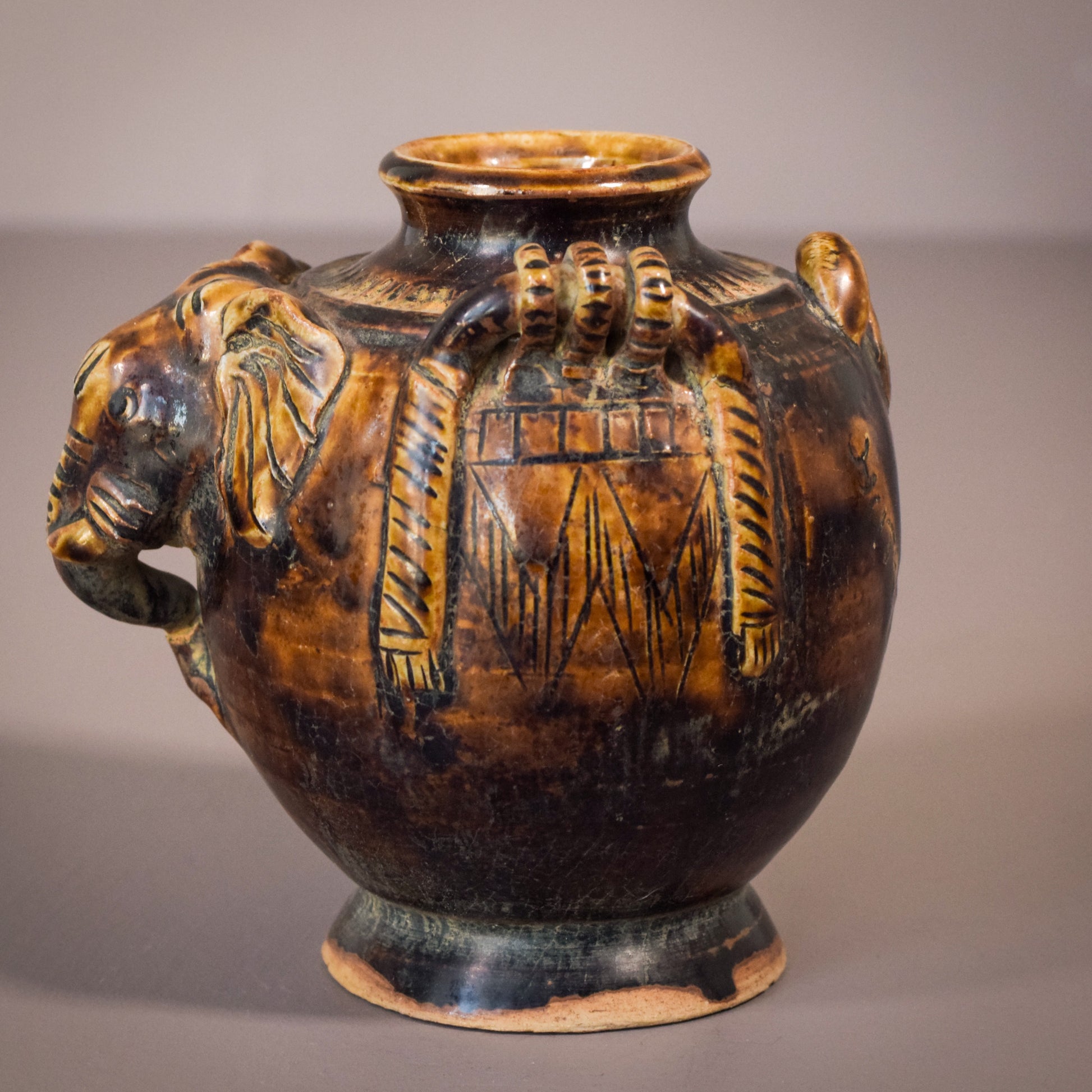 Elephant Head Vase - Ceramic - Modern Decorative