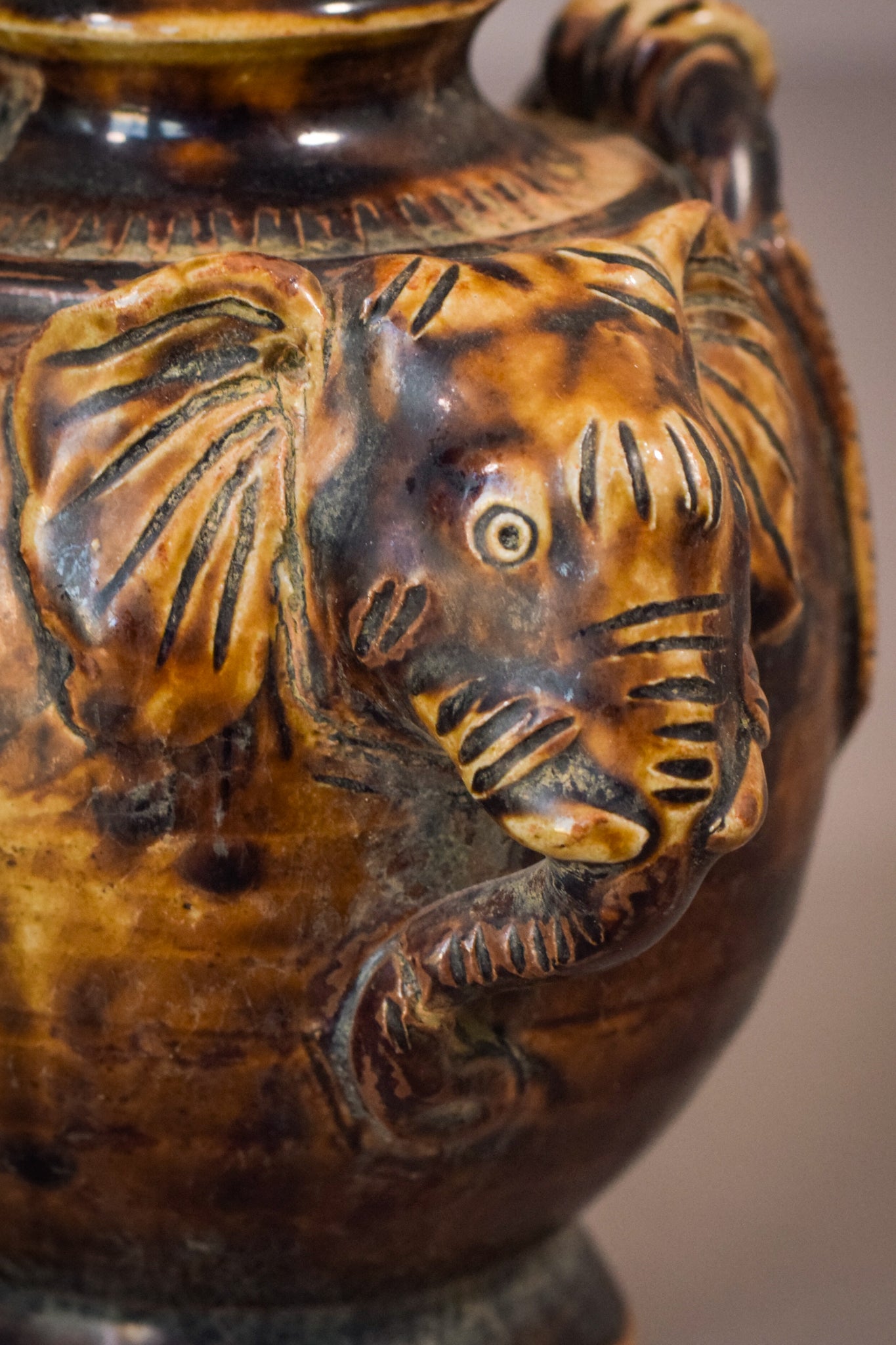 Elephant Head Vase - Ceramic - Modern Decorative