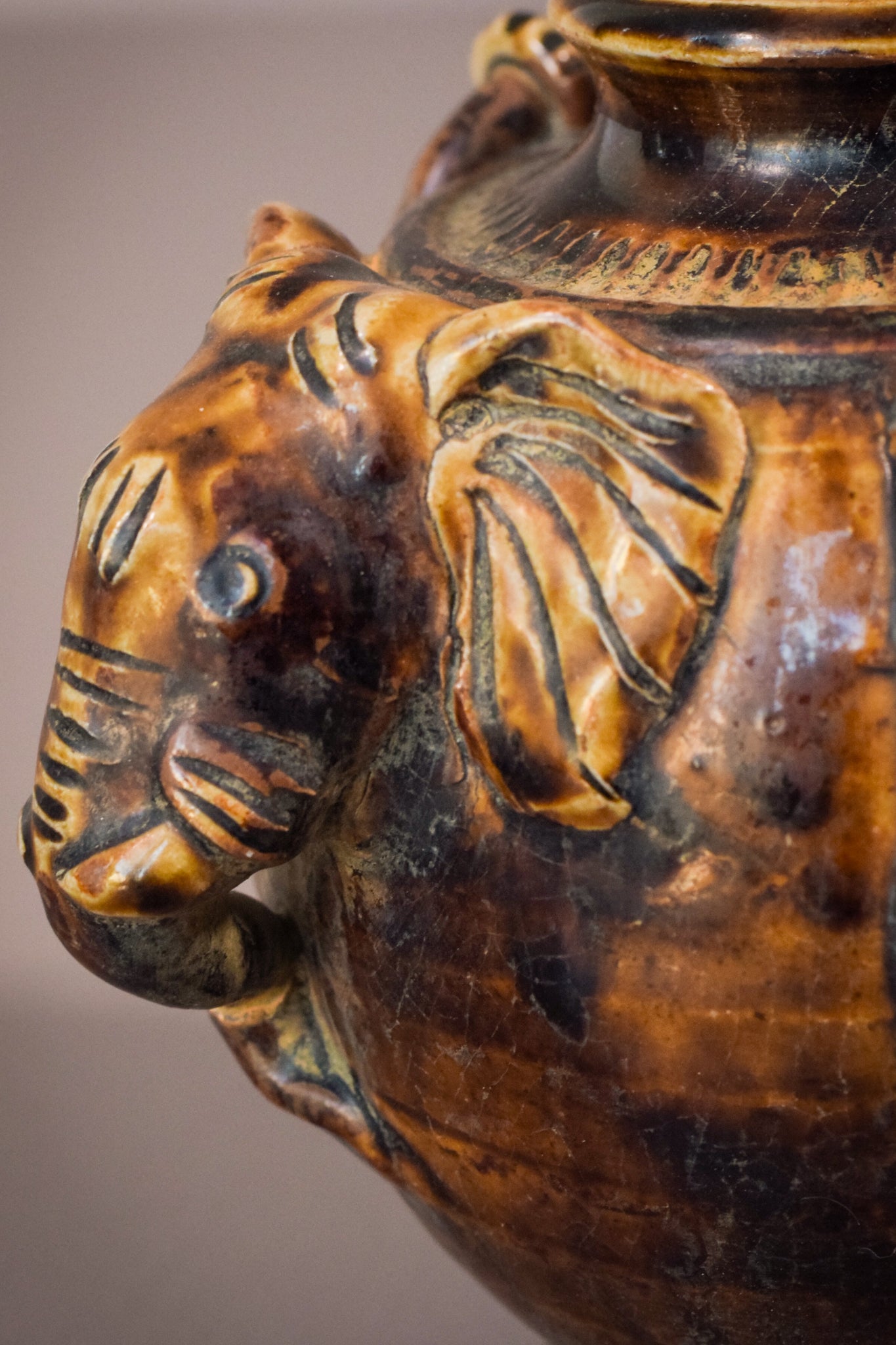 Elephant Head Vase - Ceramic - Modern Decorative