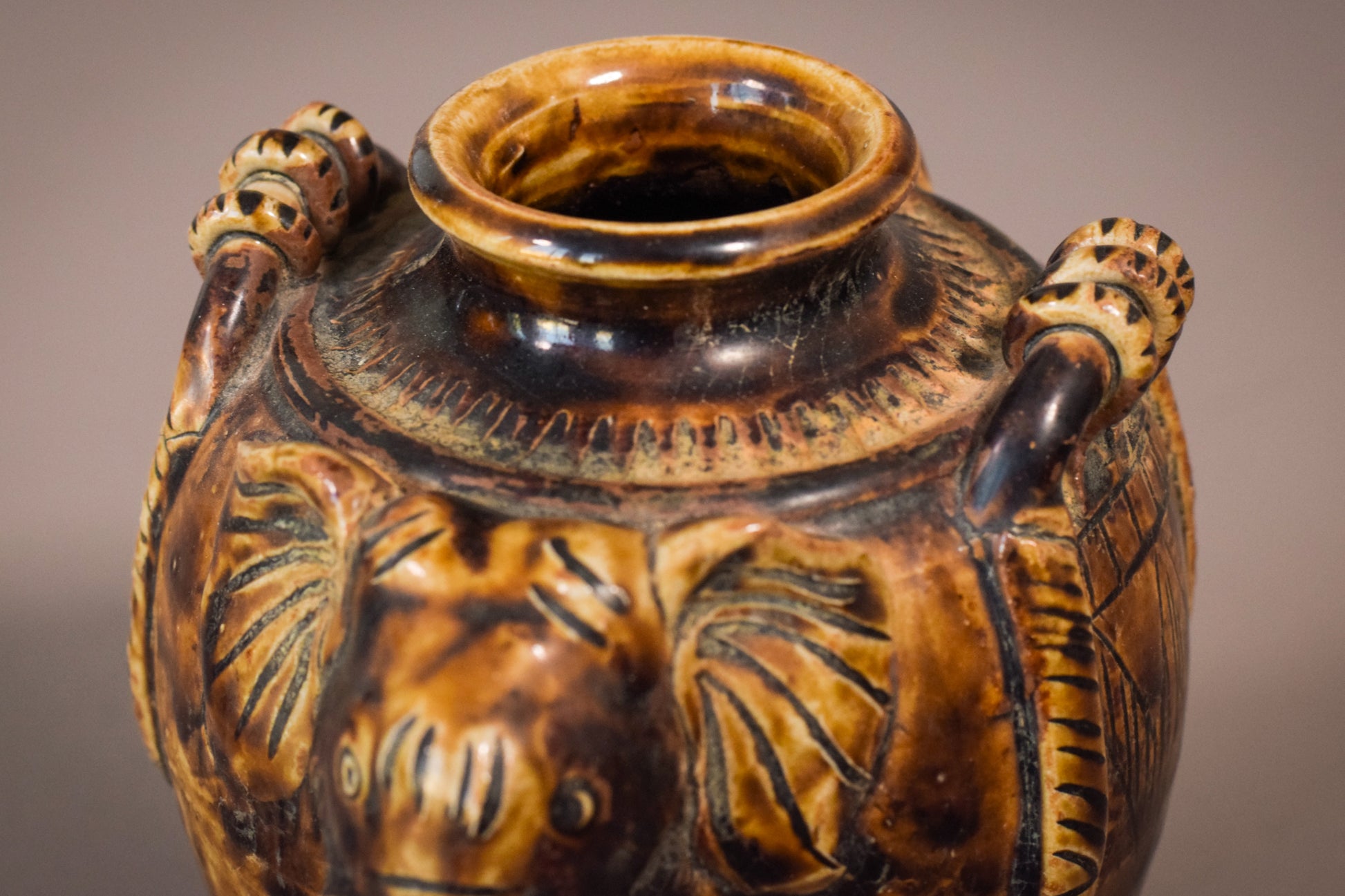 Elephant Head Vase - Ceramic - Modern Decorative