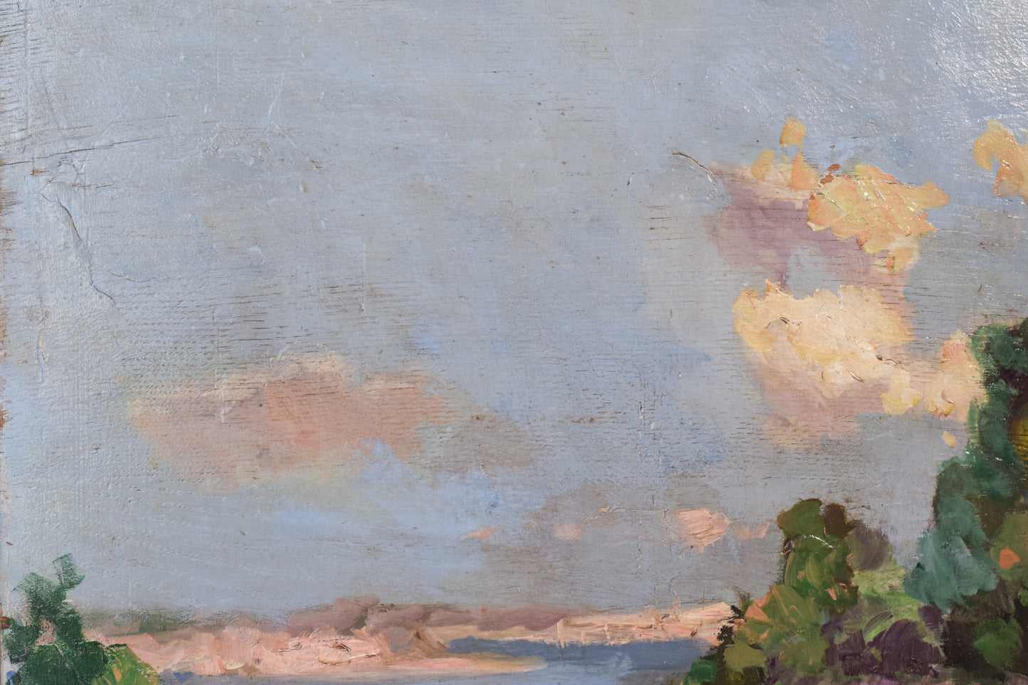 Impressionist Coastal Landscape - Modern Decorative