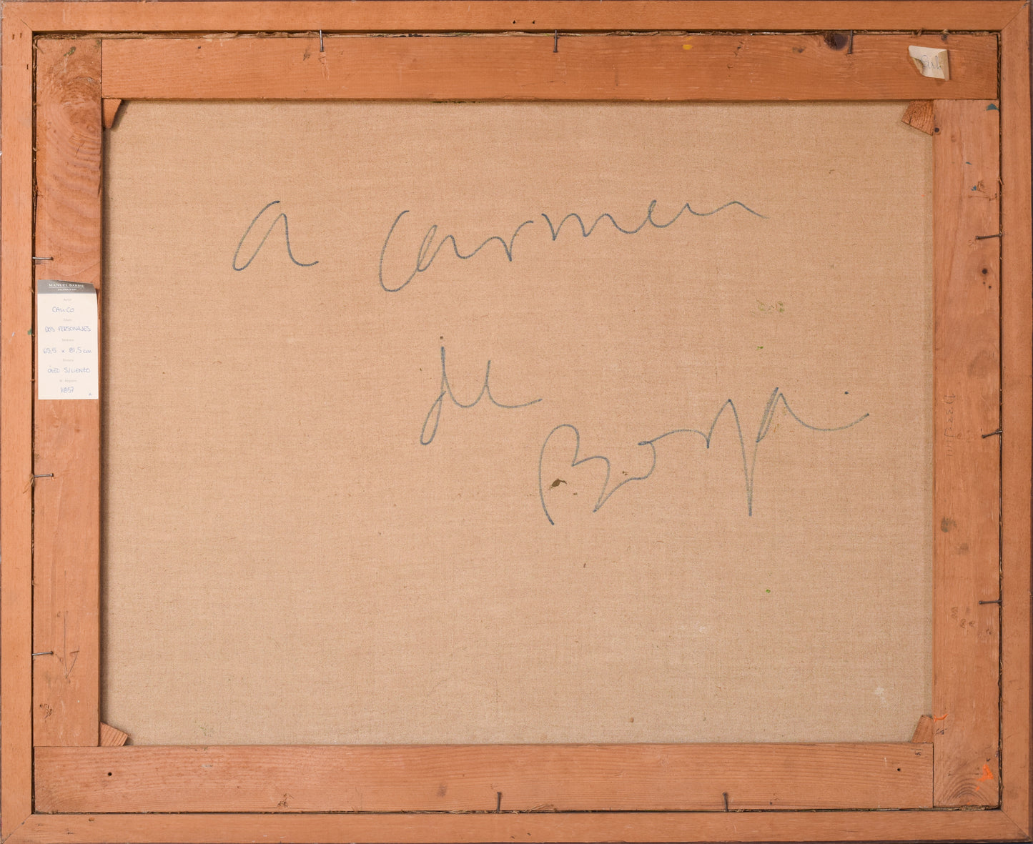 Ekoué Arsène Assiongbon ('Calicó') - 'Two Characters' - Modern Decorative