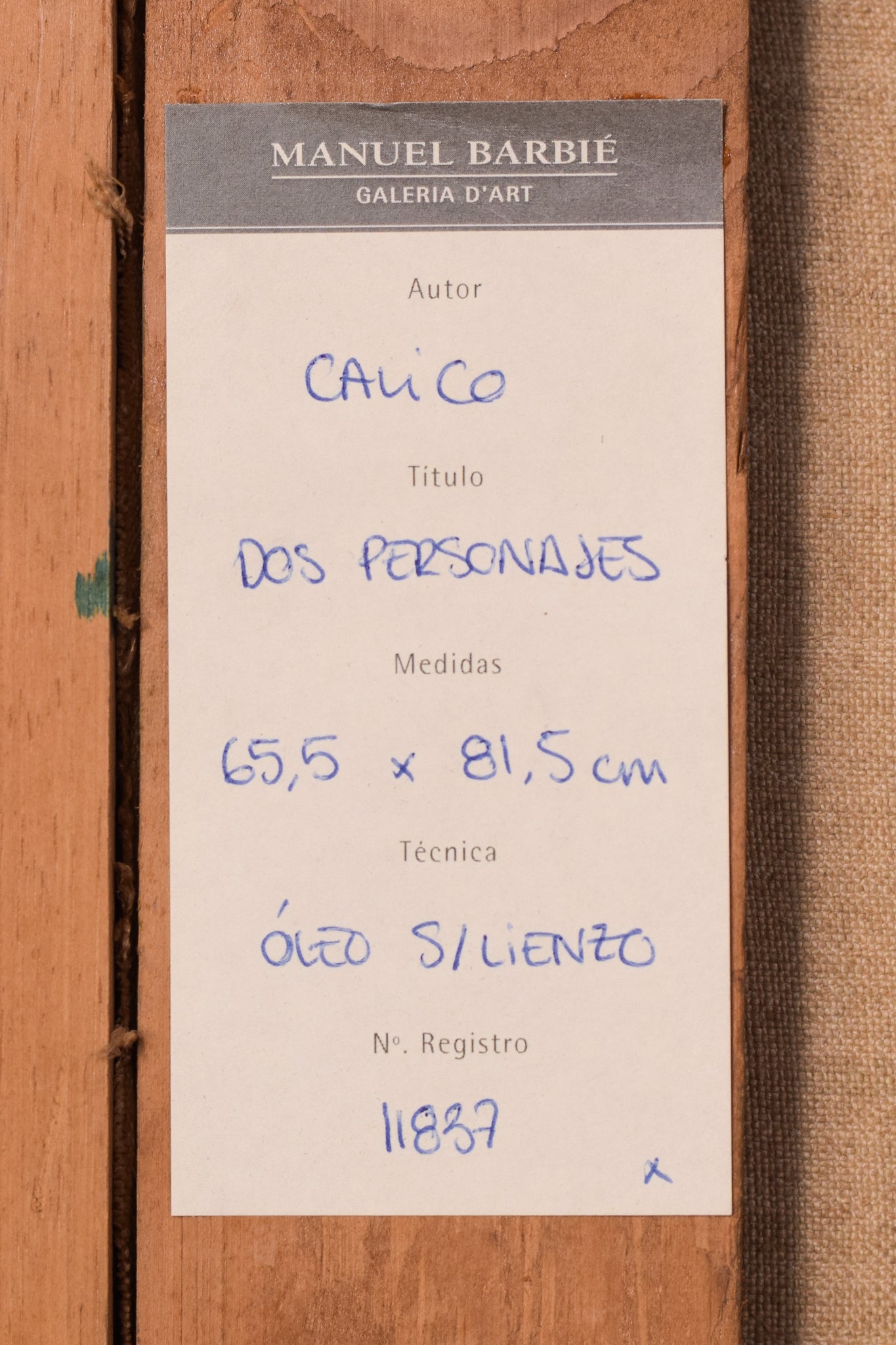 Ekoué Arsène Assiongbon ('Calicó') - 'Two Characters' - Modern Decorative