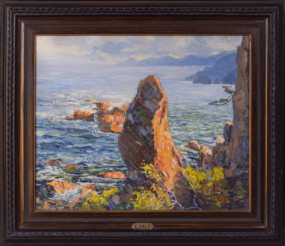 E. Palá - Impressionist Coastal Seascape