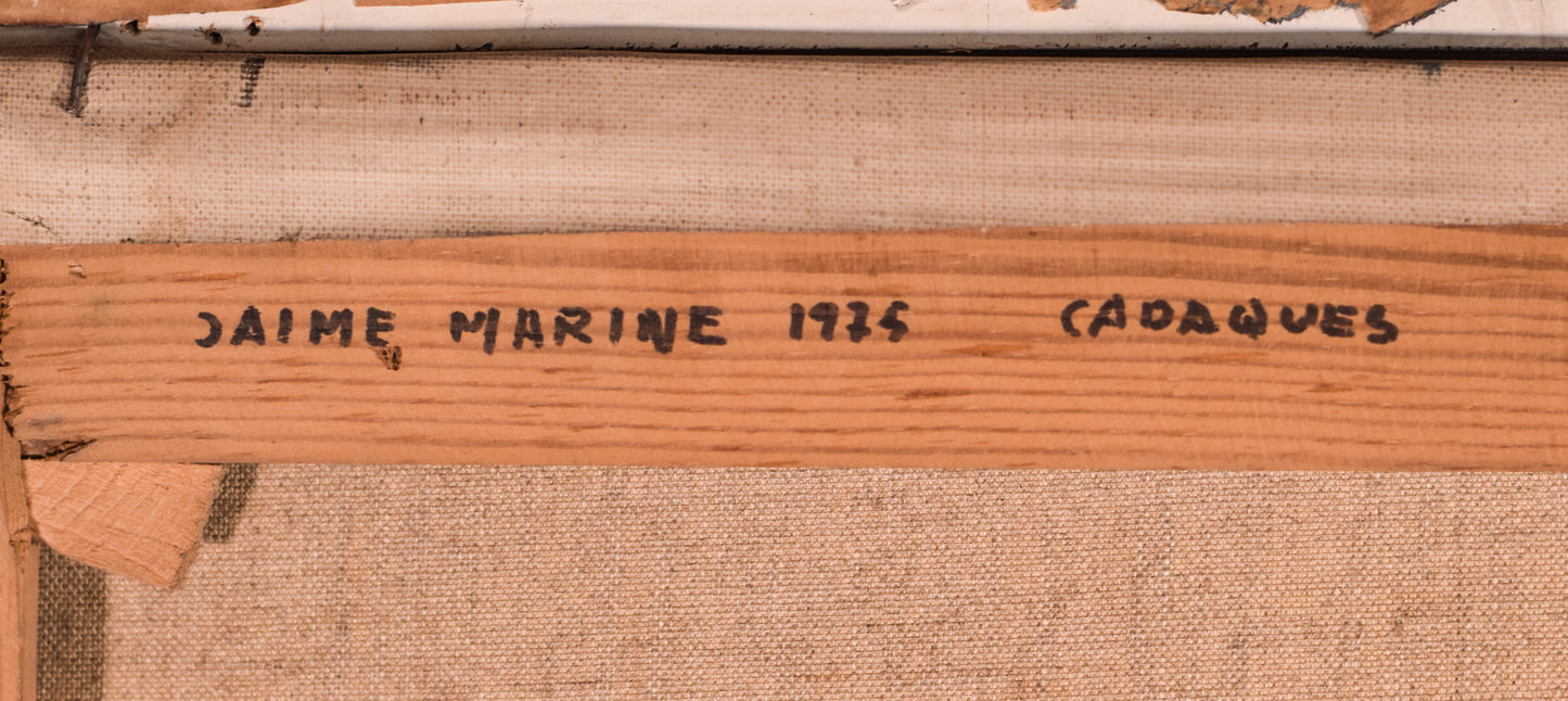 Jaume Mariné - Large Work of Cadaqués - Modern Decorative