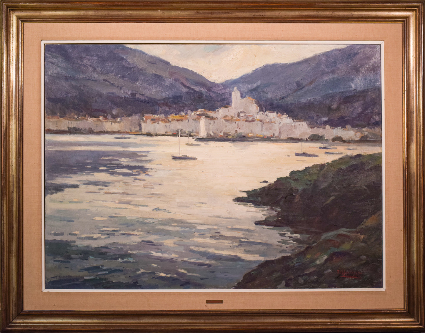 Jaume Mariné - Large Work of Cadaqués - Modern Decorative