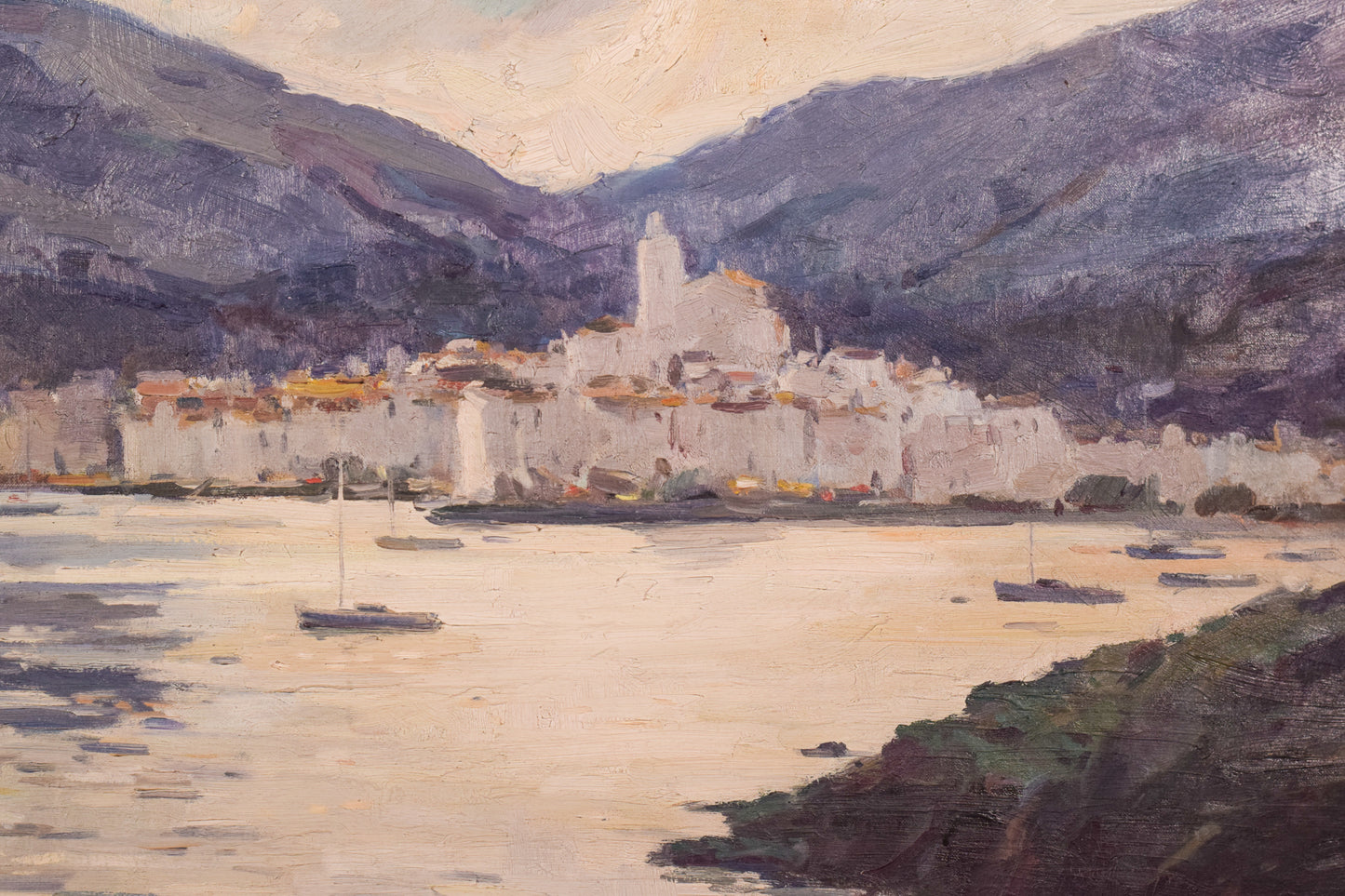 Jaume Mariné - Large Work of Cadaqués - Modern Decorative