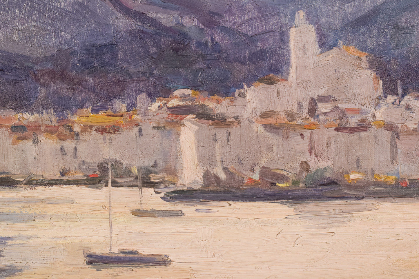 Jaume Mariné - Large Work of Cadaqués - Modern Decorative