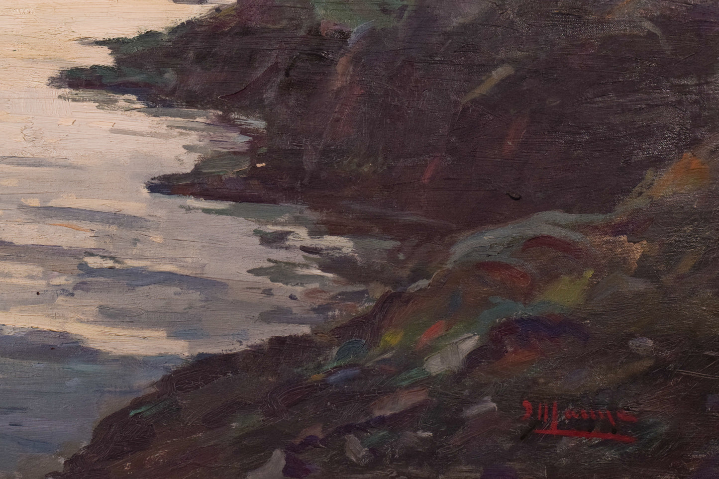Jaume Mariné - Large Work of Cadaqués - Modern Decorative