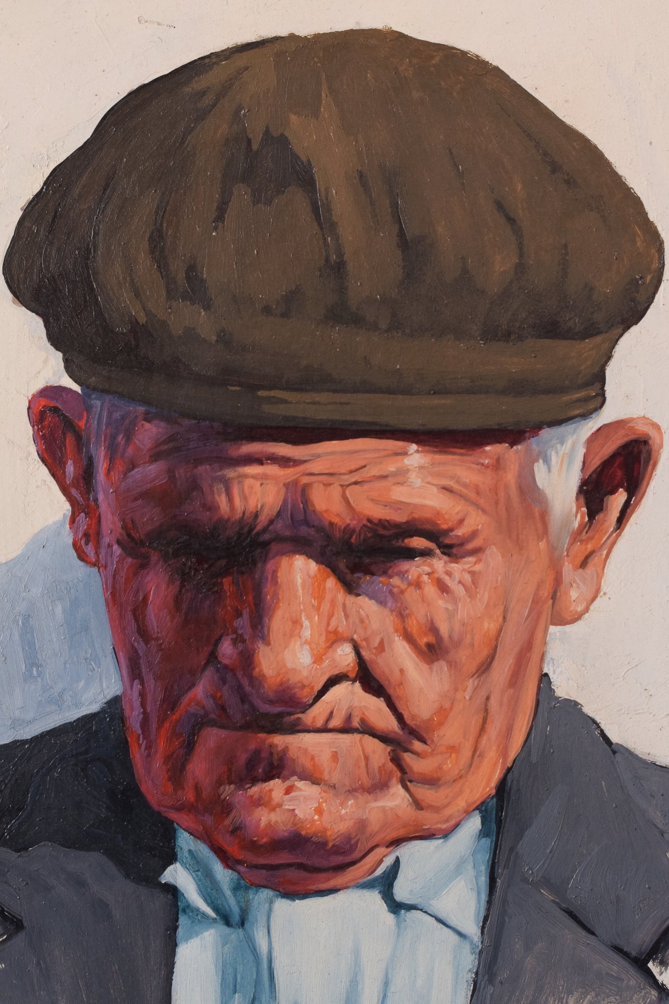Manuel Blesa - 'Anciano', Study of an Old Man - Modern Decorative