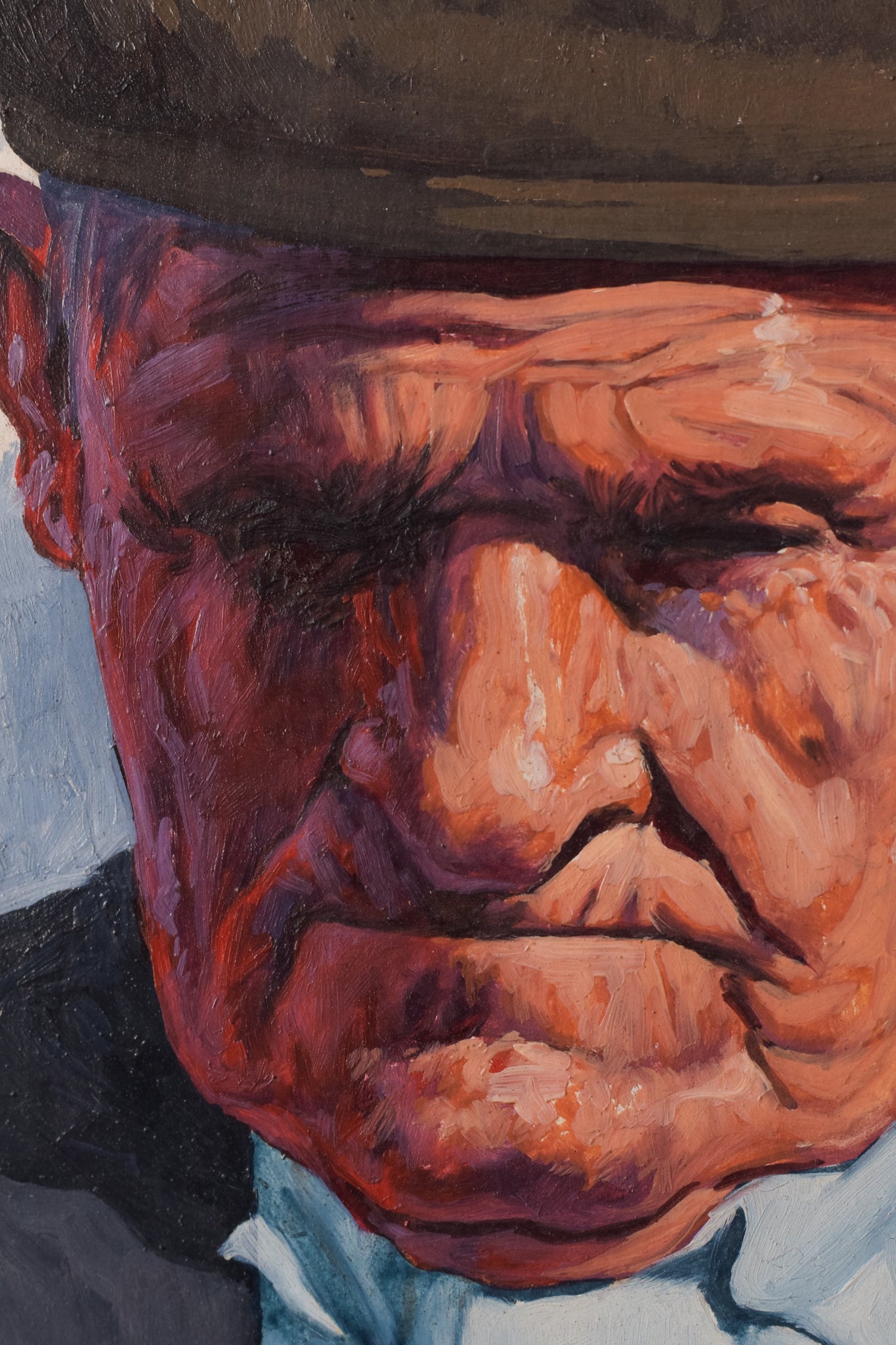 Manuel Blesa - 'Anciano', Study of an Old Man - Modern Decorative