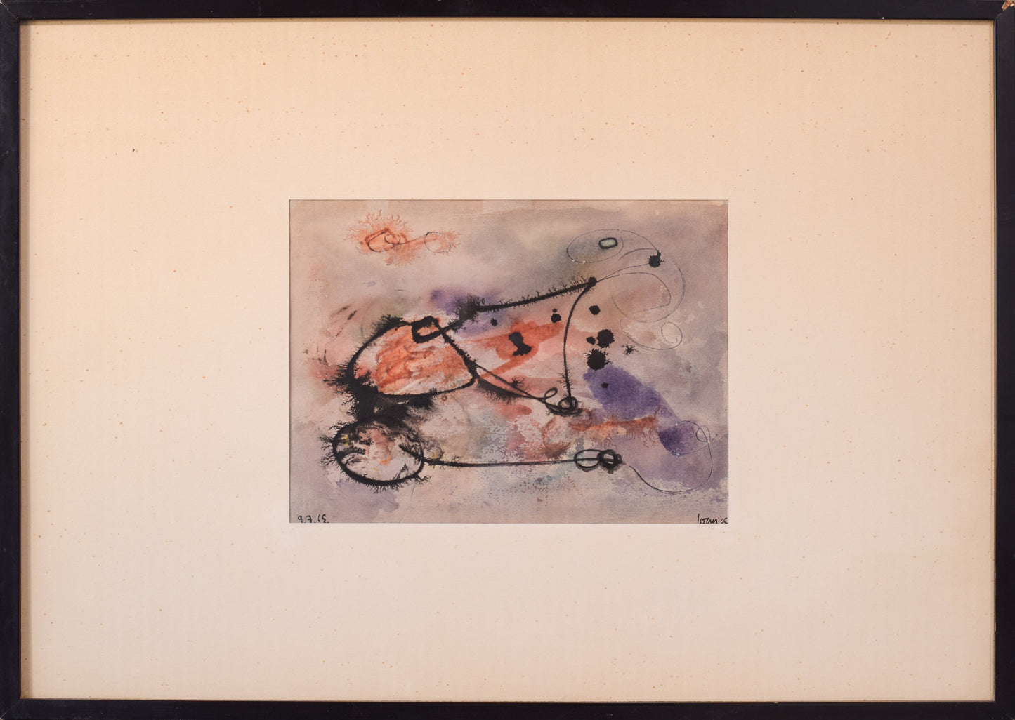 Abstract Expressionist Watercolour