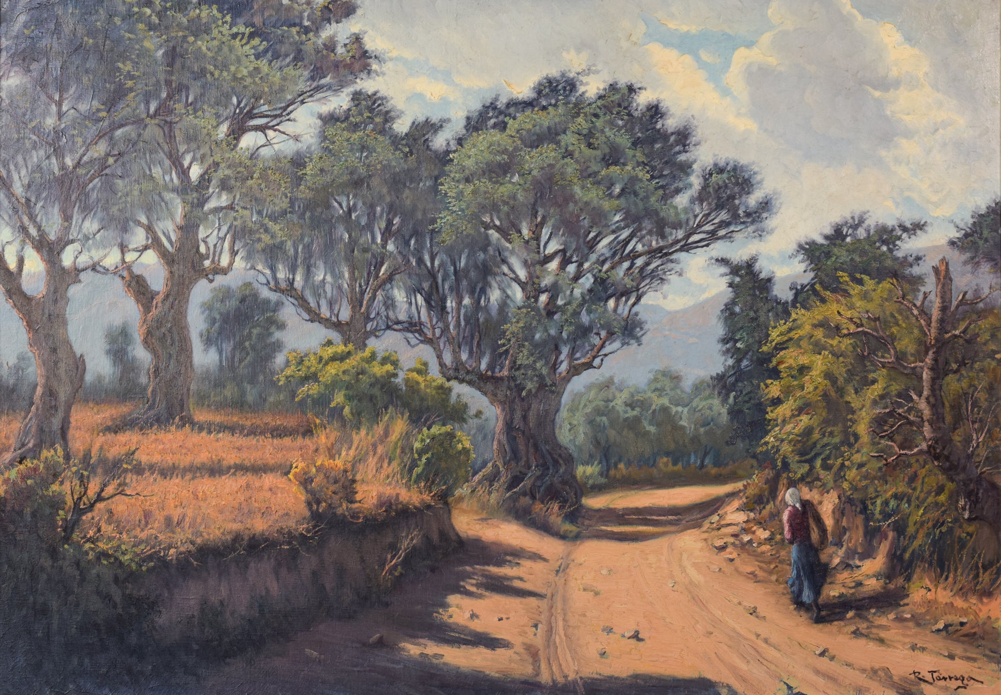 Ricard Tarrega Viladoms - 'Viejos Olivos' ('Old Olive Trees') - Modern Decorative
