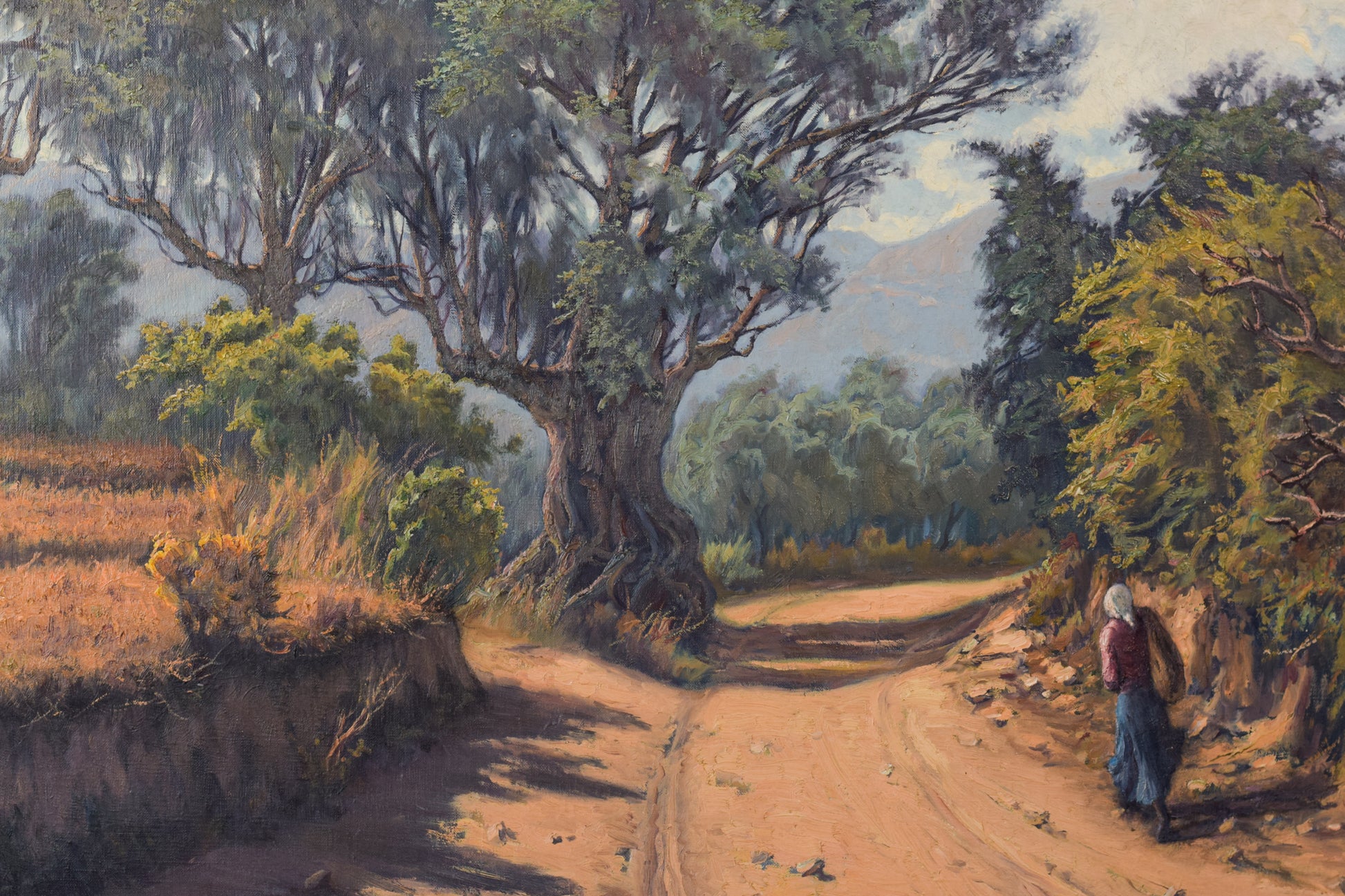 Ricard Tarrega Viladoms - 'Viejos Olivos' ('Old Olive Trees') - Modern Decorative