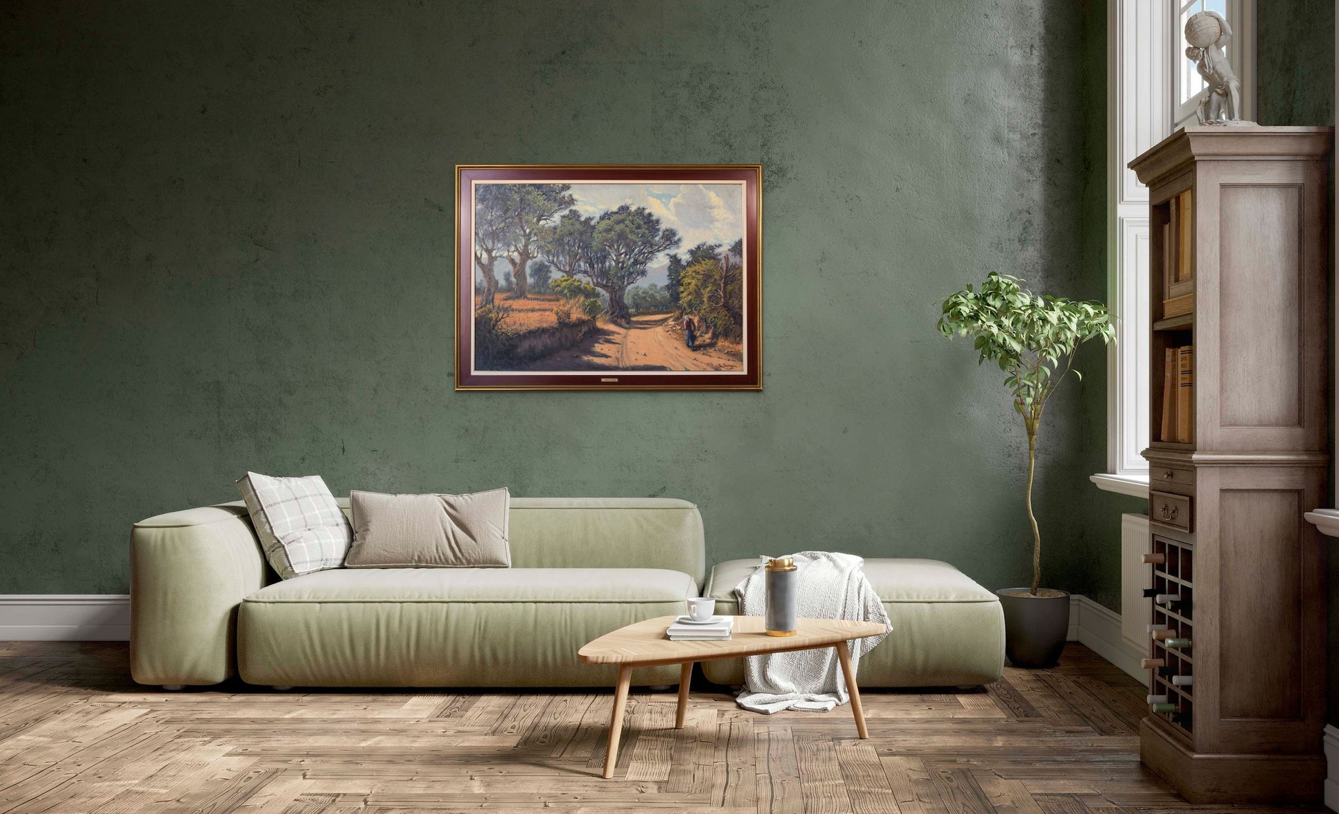 Ricard Tarrega Viladoms - 'Viejos Olivos' ('Old Olive Trees') - Modern Decorative