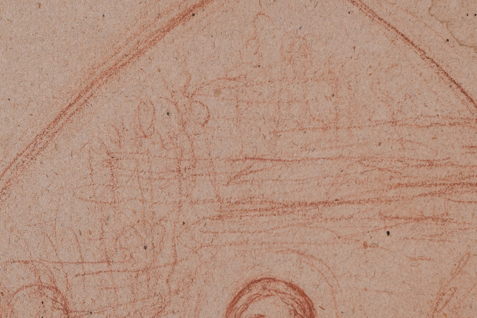 Pre-Raphaelite - Sanguine Drawing - Modern Decorative