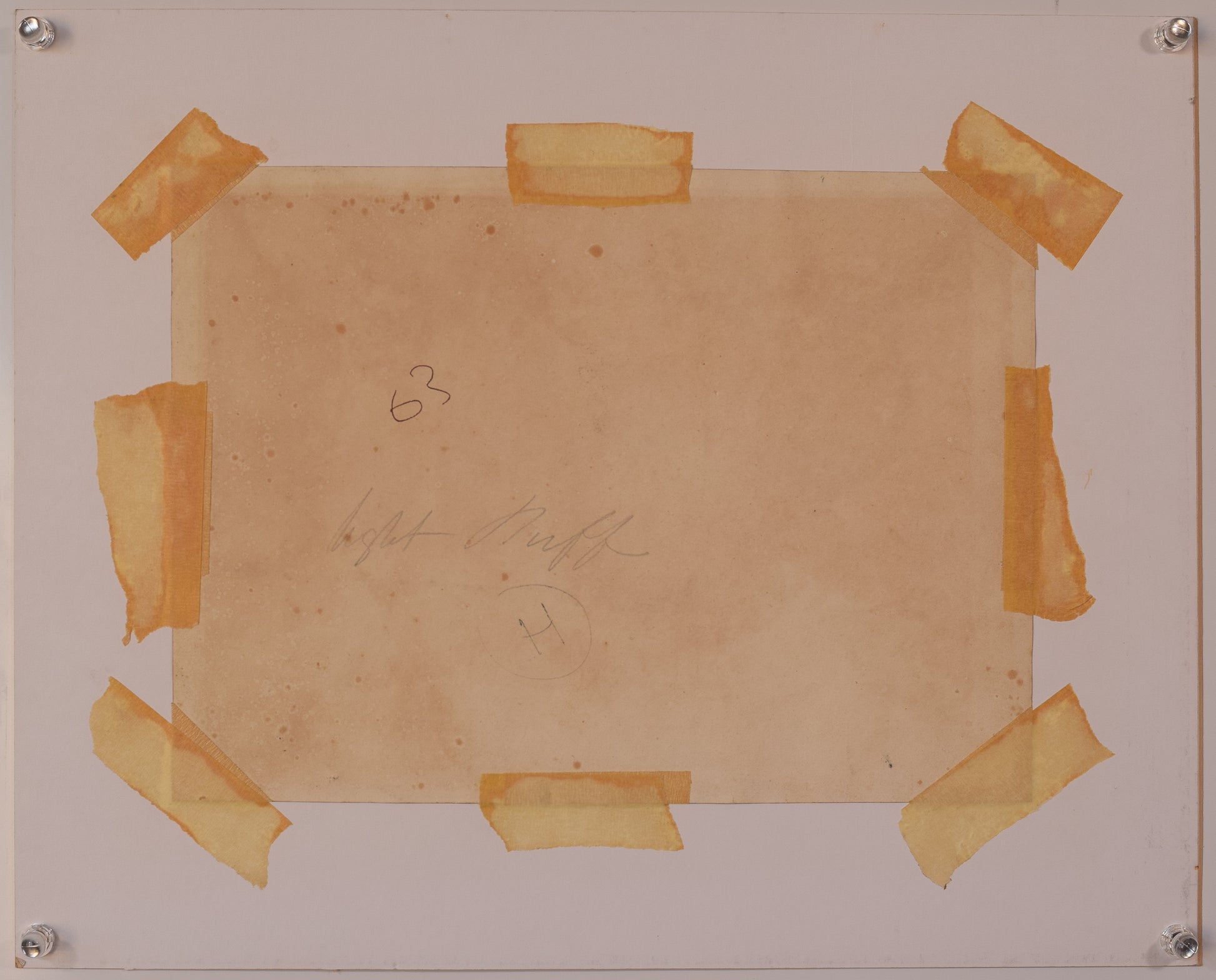 19th Century Watercolour - Figures and Tower - Modern Decorative